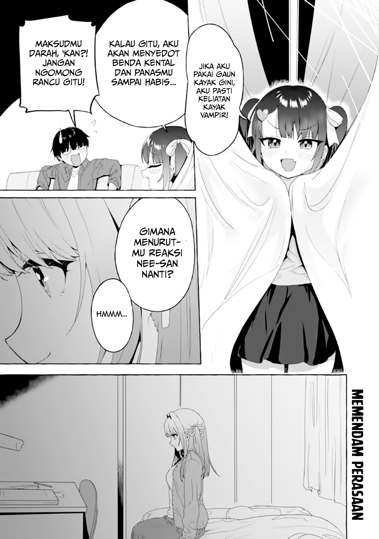 Amakara Gishimai ni Hasamaretemasu Chapter 21 - halaman 19
