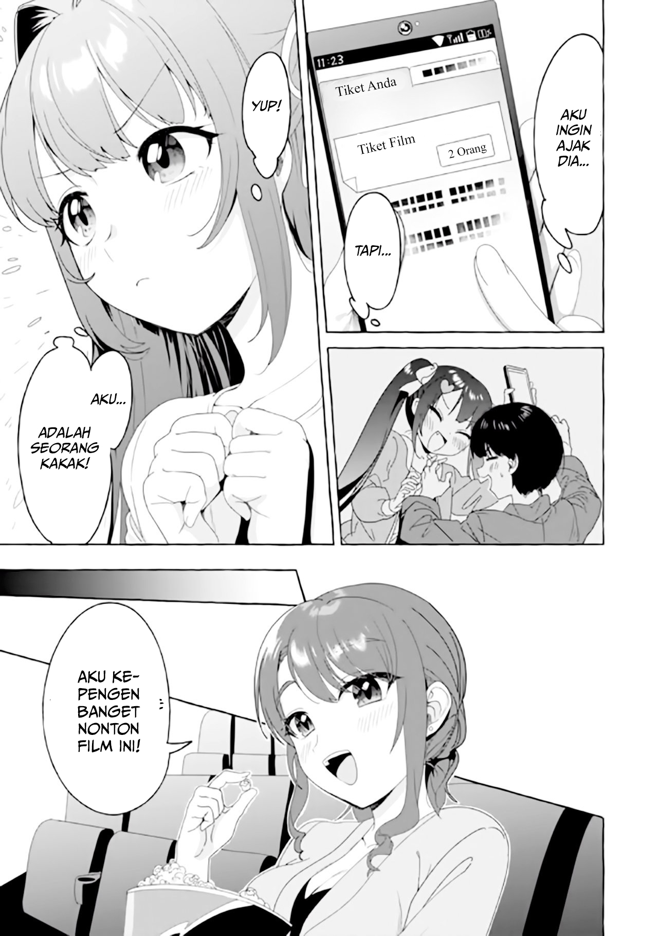 Amakara Gishimai ni Hasamaretemasu Chapter 21 - halaman 6