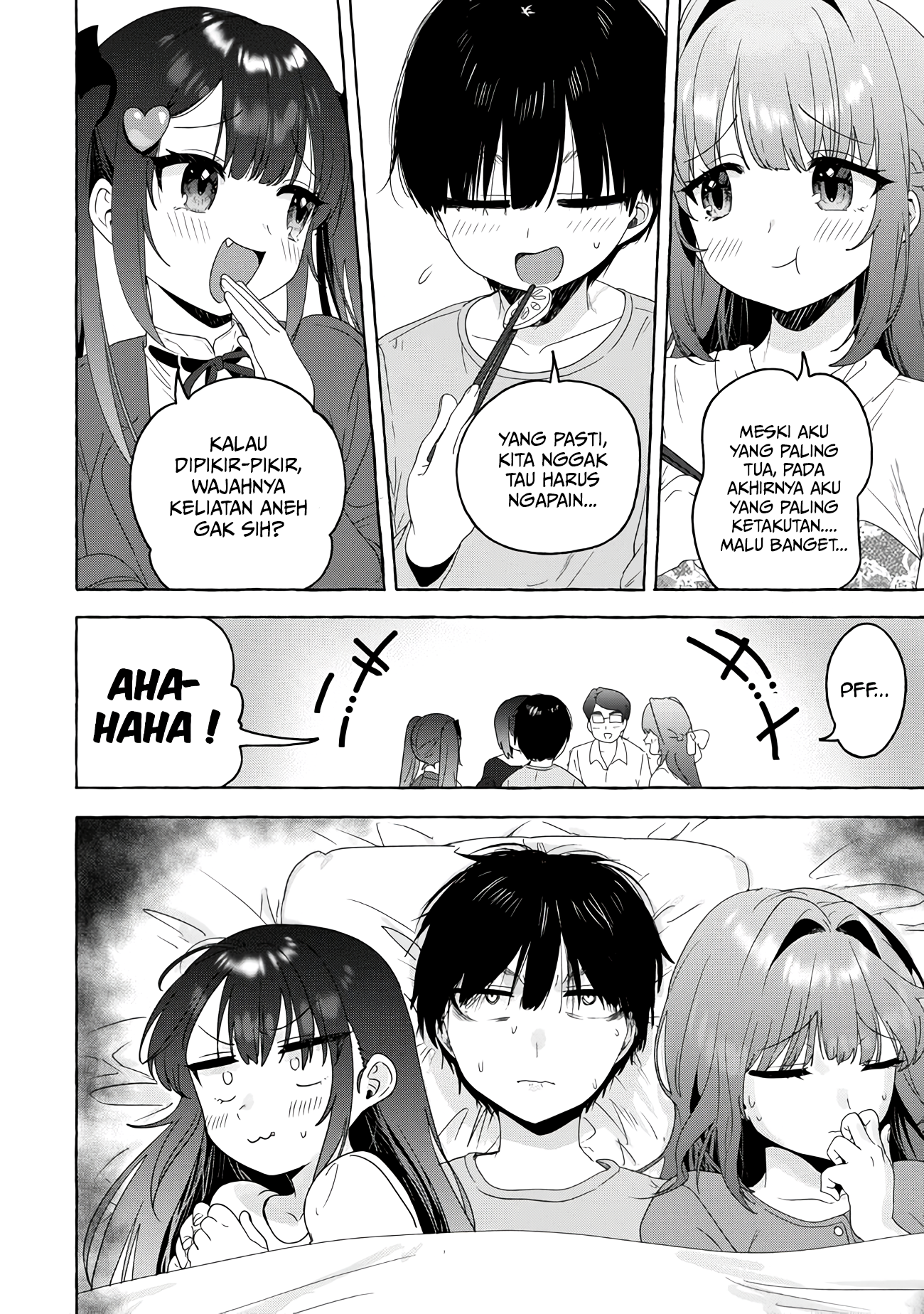 Amakara Gishimai ni Hasamaretemasu Chapter 24 - halaman 13