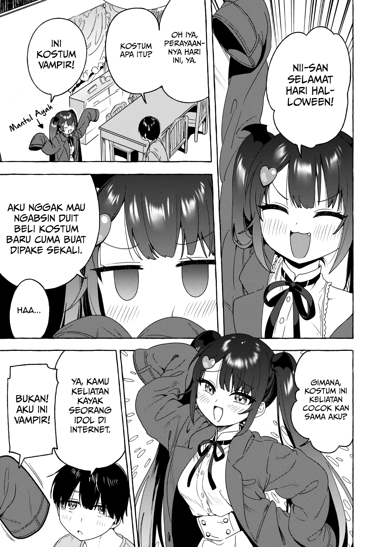 Amakara Gishimai ni Hasamaretemasu Chapter 24 - halaman 4