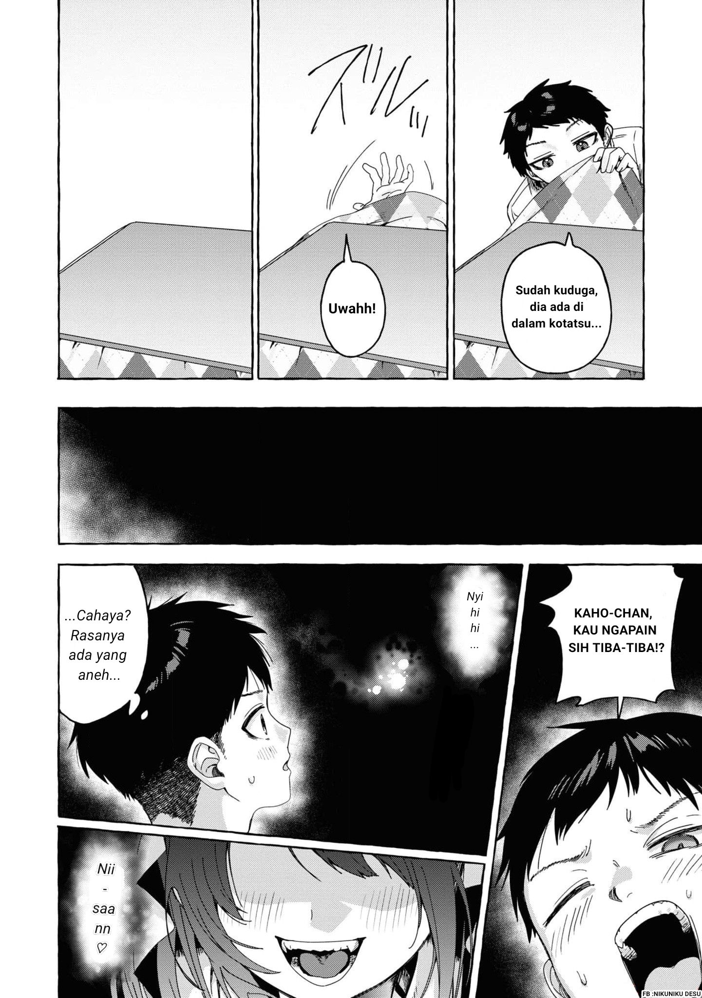 Amakara Gishimai ni Hasamaretemasu Chapter 27 - halaman 10