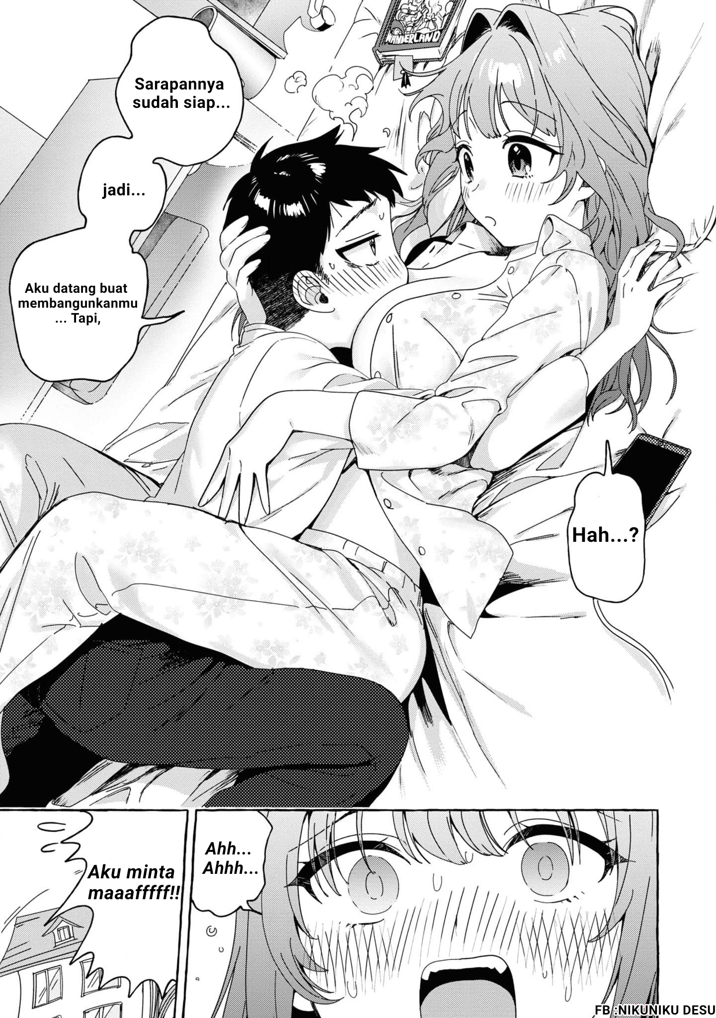 Amakara Gishimai ni Hasamaretemasu Chapter 27 - halaman 19