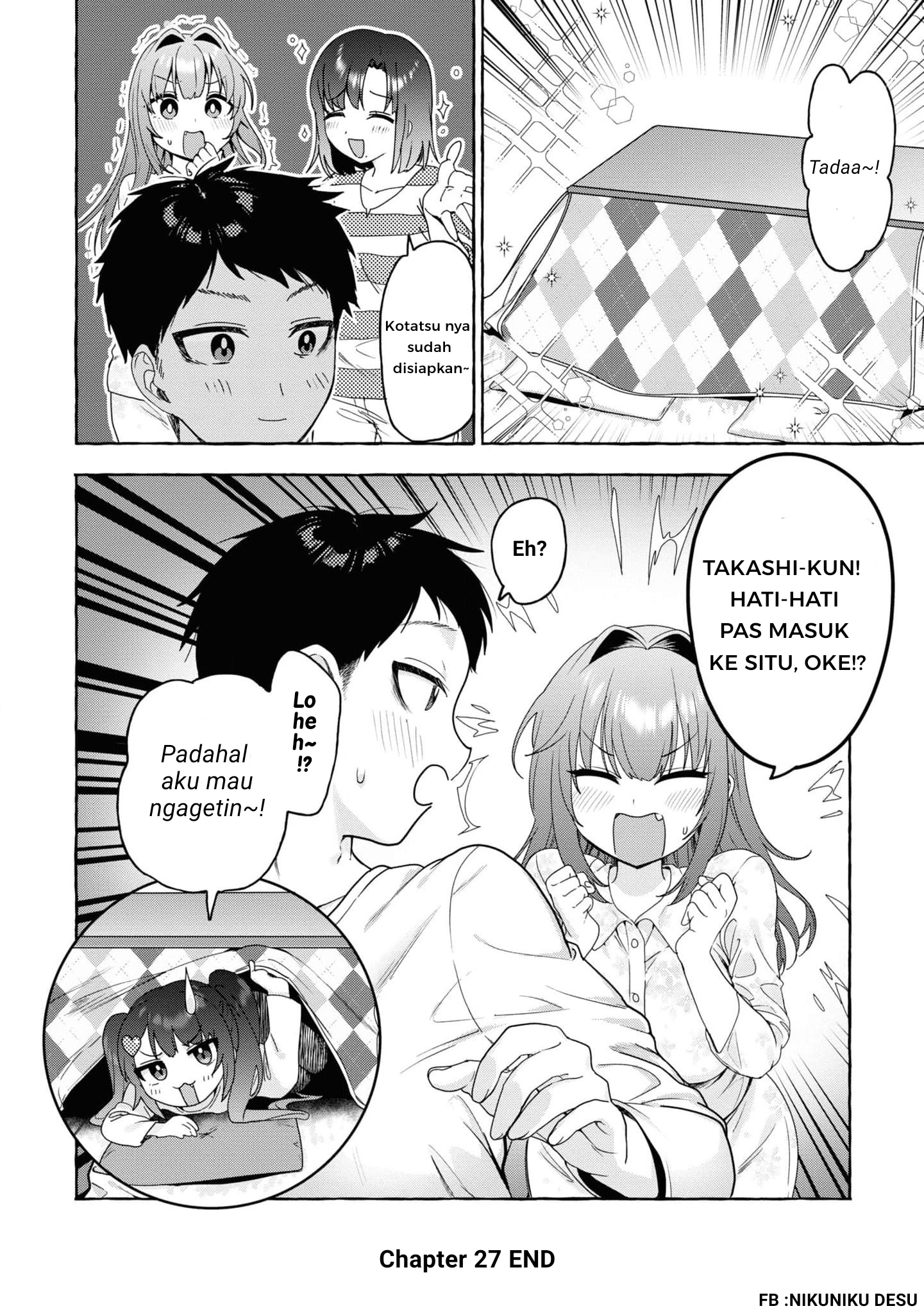 Amakara Gishimai ni Hasamaretemasu Chapter 27 - halaman 20