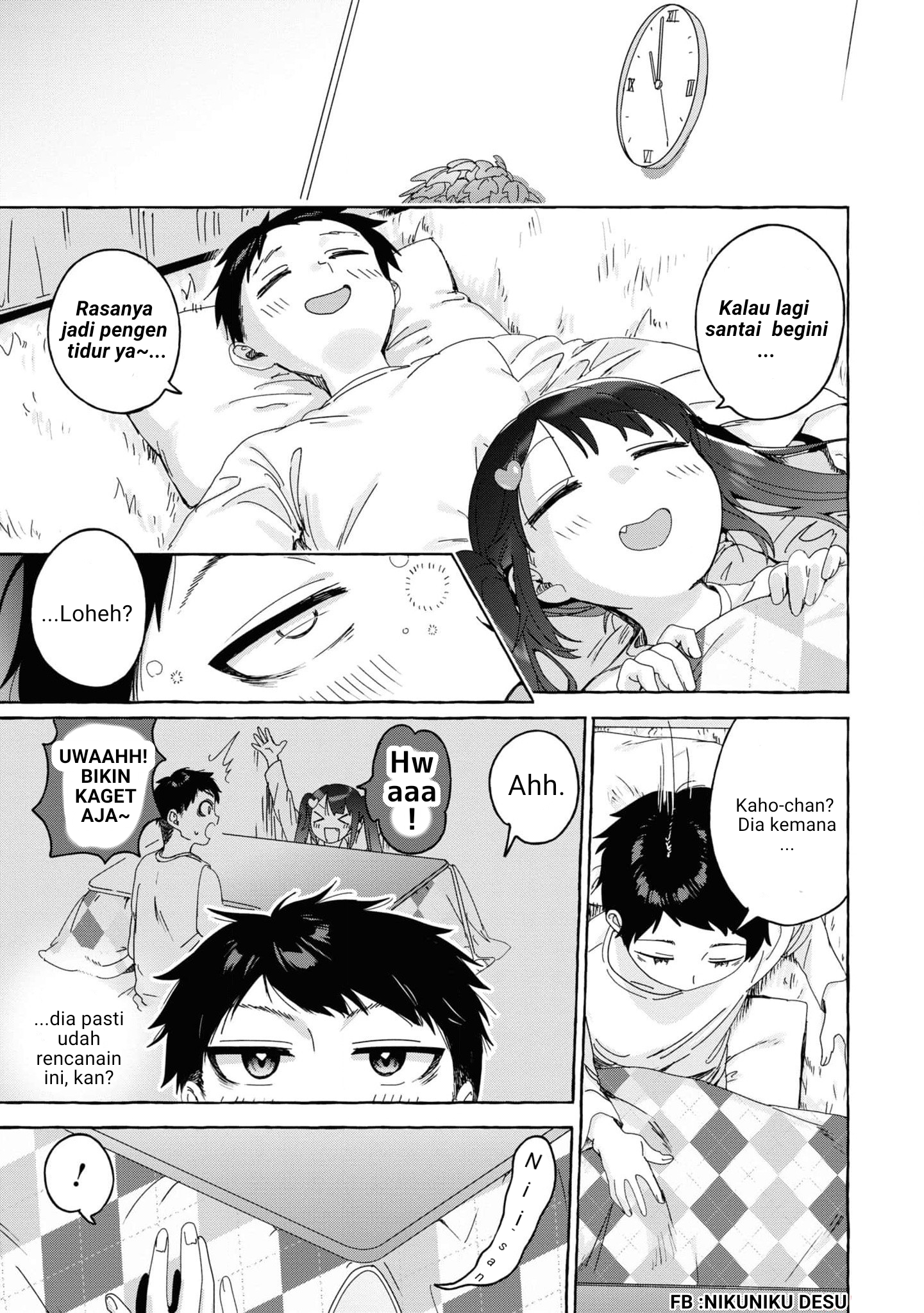 Amakara Gishimai ni Hasamaretemasu Chapter 27 - halaman 9