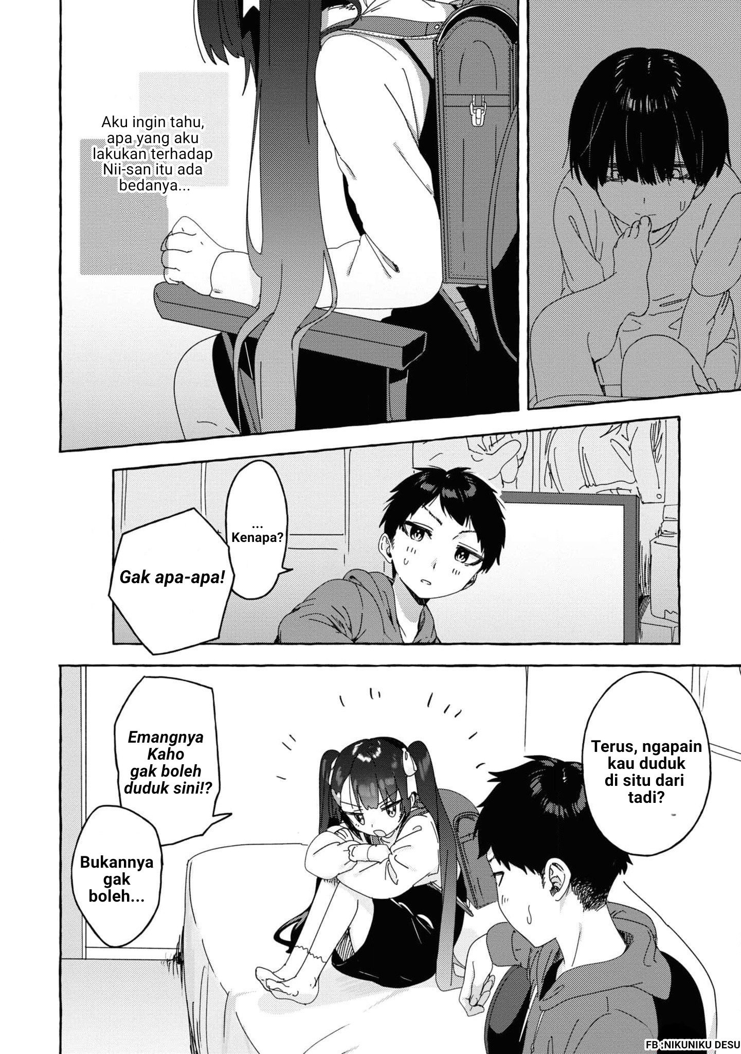 Amakara Gishimai ni Hasamaretemasu Chapter 28 - halaman 16
