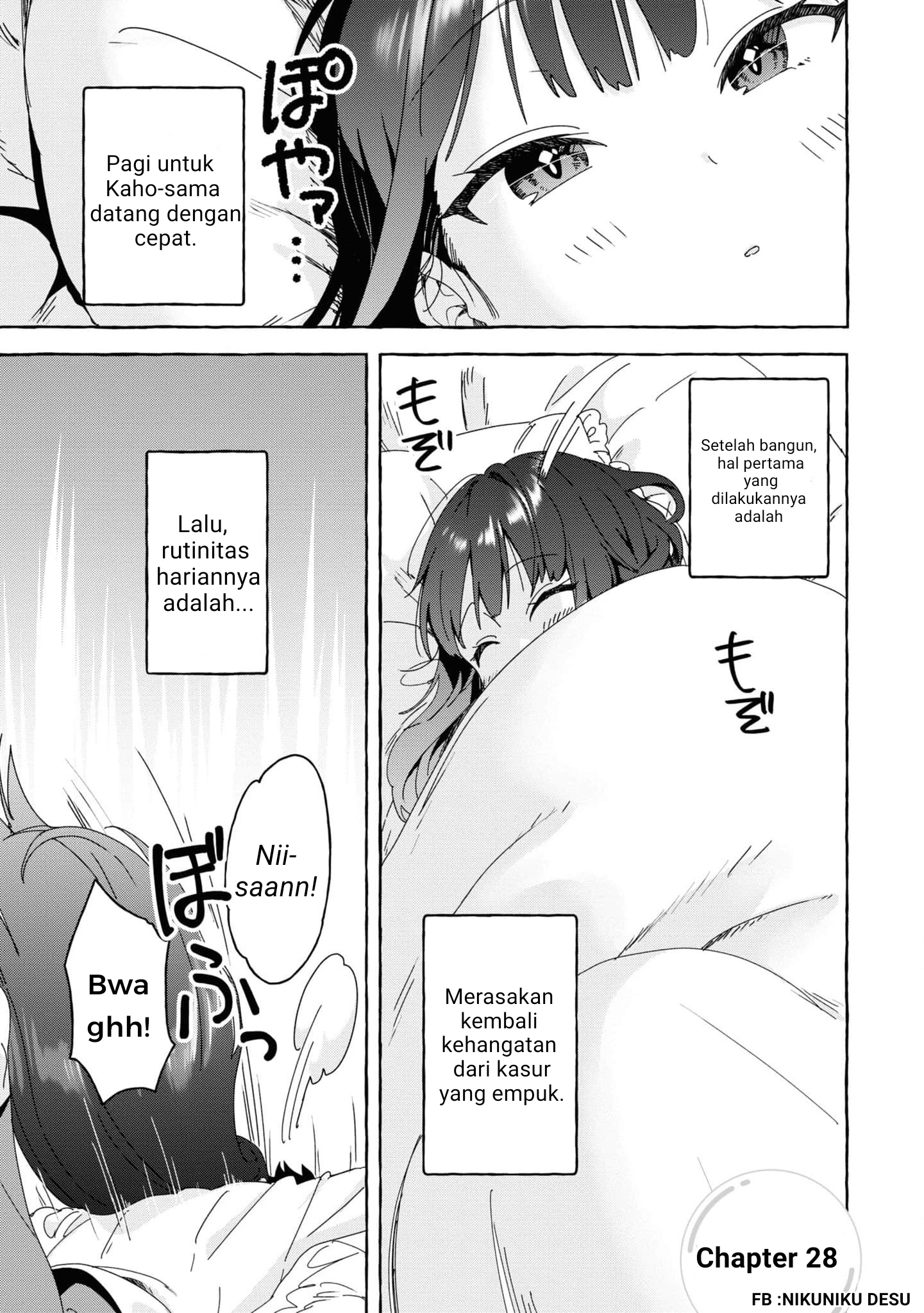 Amakara Gishimai ni Hasamaretemasu Chapter 28 - halaman 5