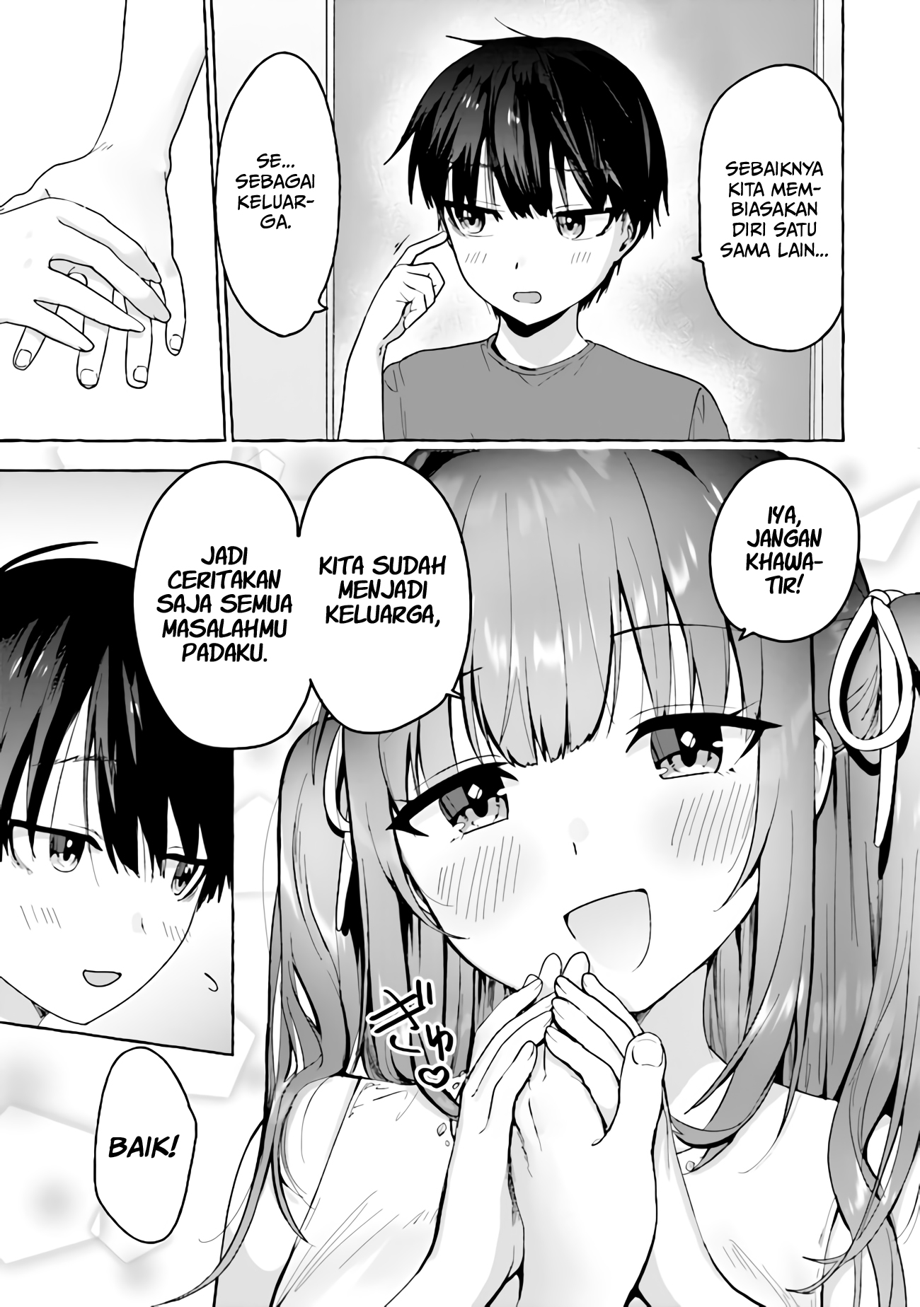 Amakara Gishimai ni Hasamaretemasu Chapter 3 - halaman 16