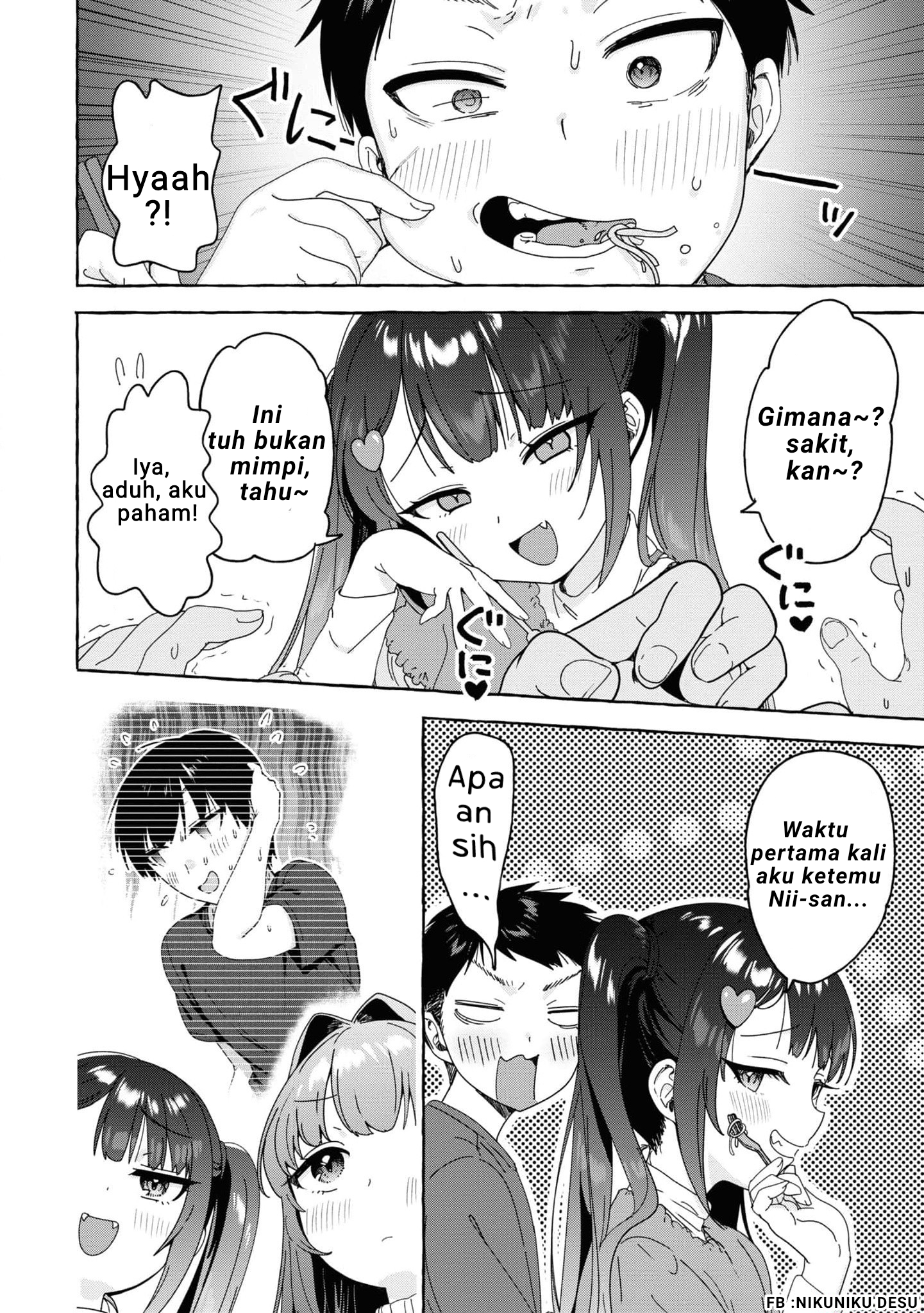 Amakara Gishimai ni Hasamaretemasu Chapter 30 - halaman 8