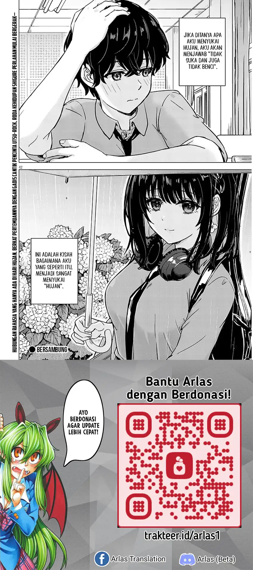 Amamori Junna wa Shitsudo ga Takai Chapter 1 - halaman 43