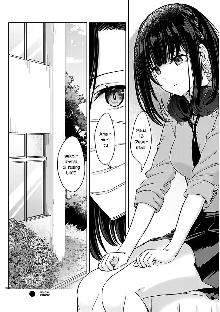 Amamori Junna wa Shitsudo ga Takai Chapter 3 - halaman 32
