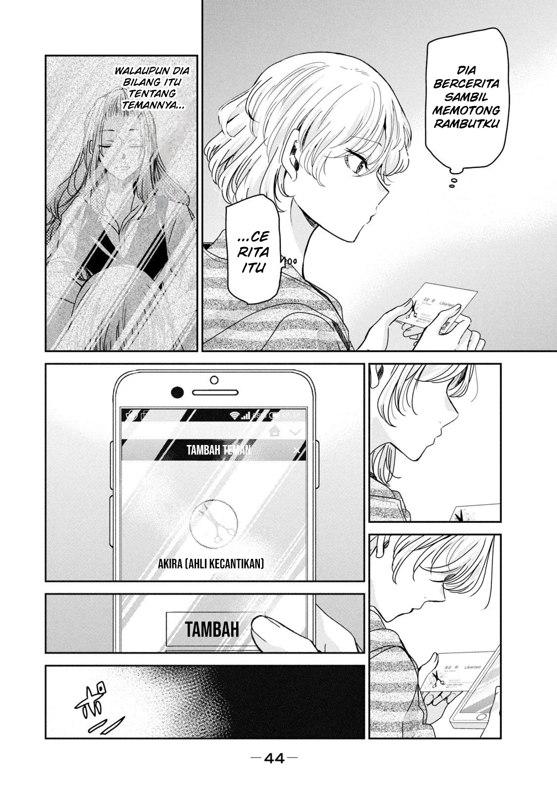 Amayo no Tsuki Chapter 9 - halaman 46