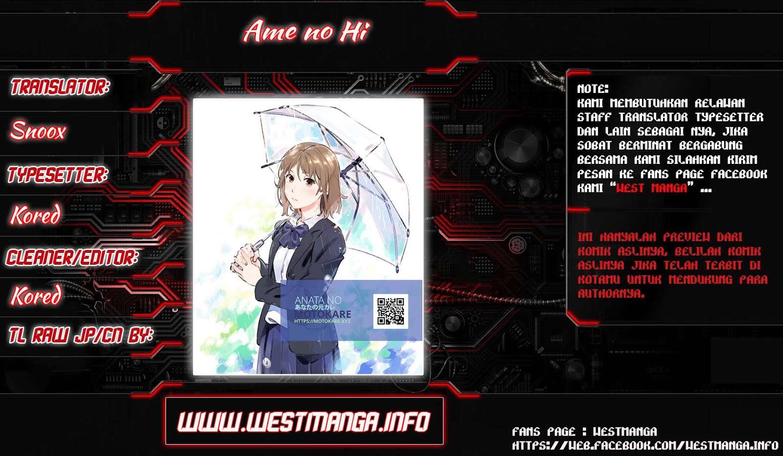 Ame no Hi Chapter 1 - halaman 2