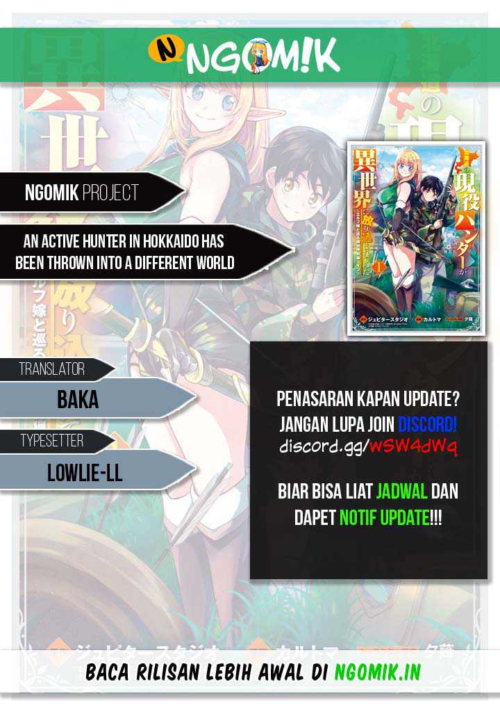 An Active Hunter in Hokkaido Has Been Thrown into a Different World Chapter 1.3 - halaman 1