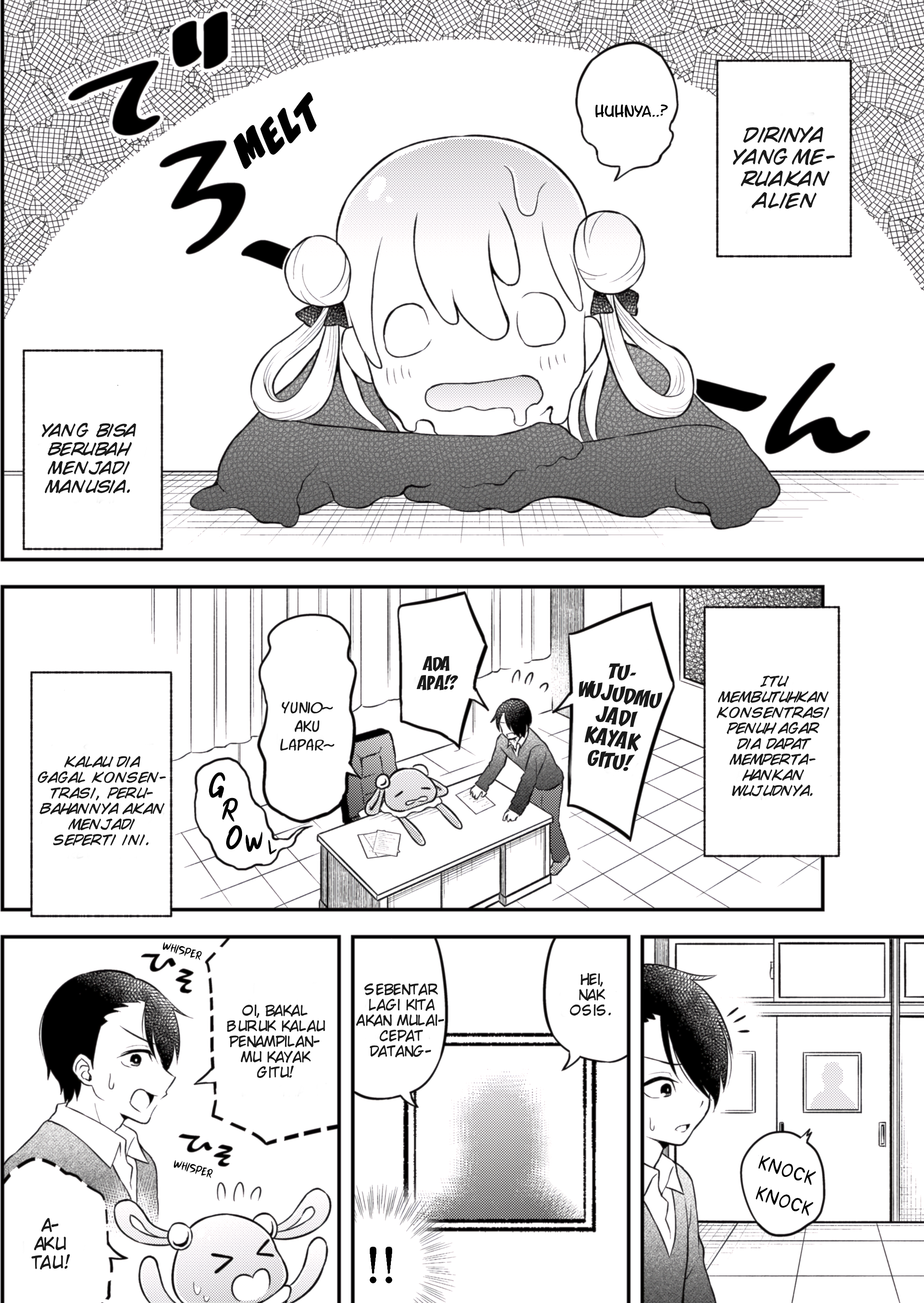An Alien Whose Transformation Immediately Comes Undone Chapter 0 - halaman 2