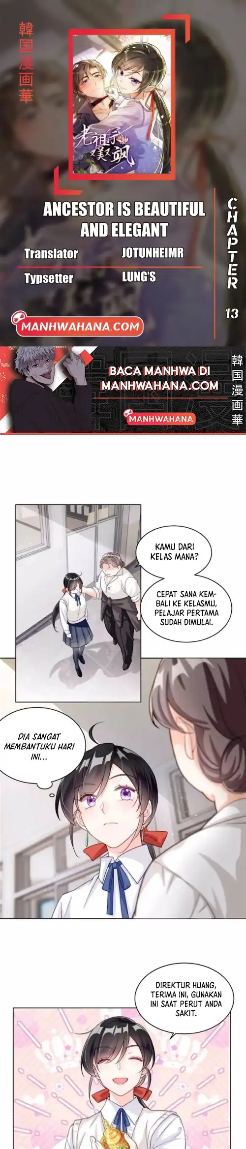 Ancestor is beautiful and elegant Chapter 13 - halaman 1