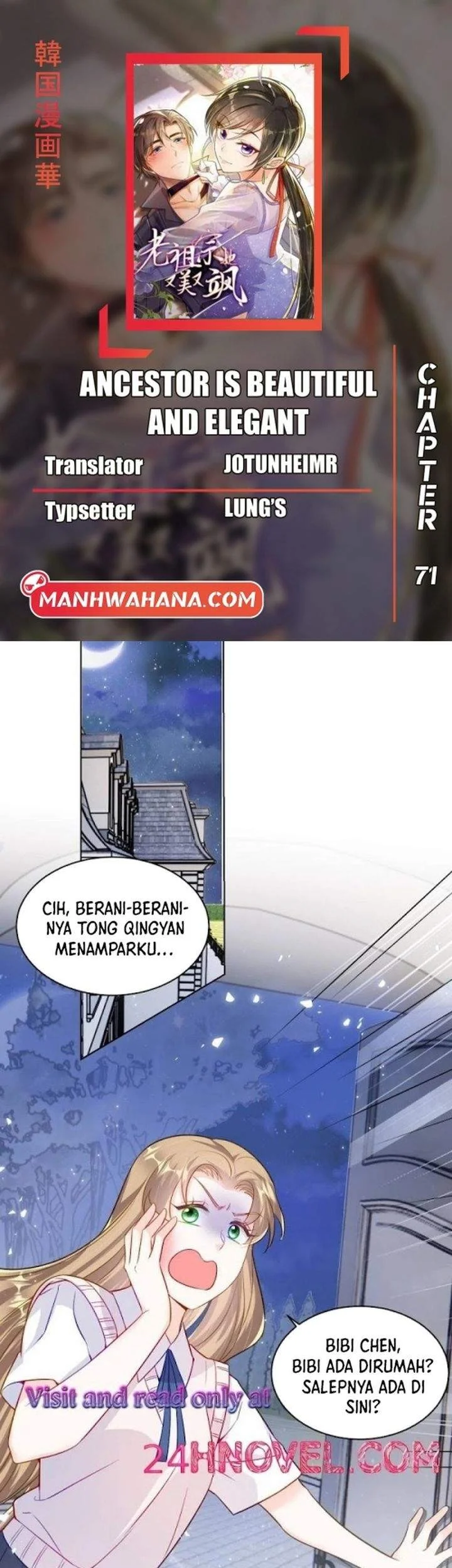 Ancestor is beautiful and elegant Chapter 71 - halaman 1