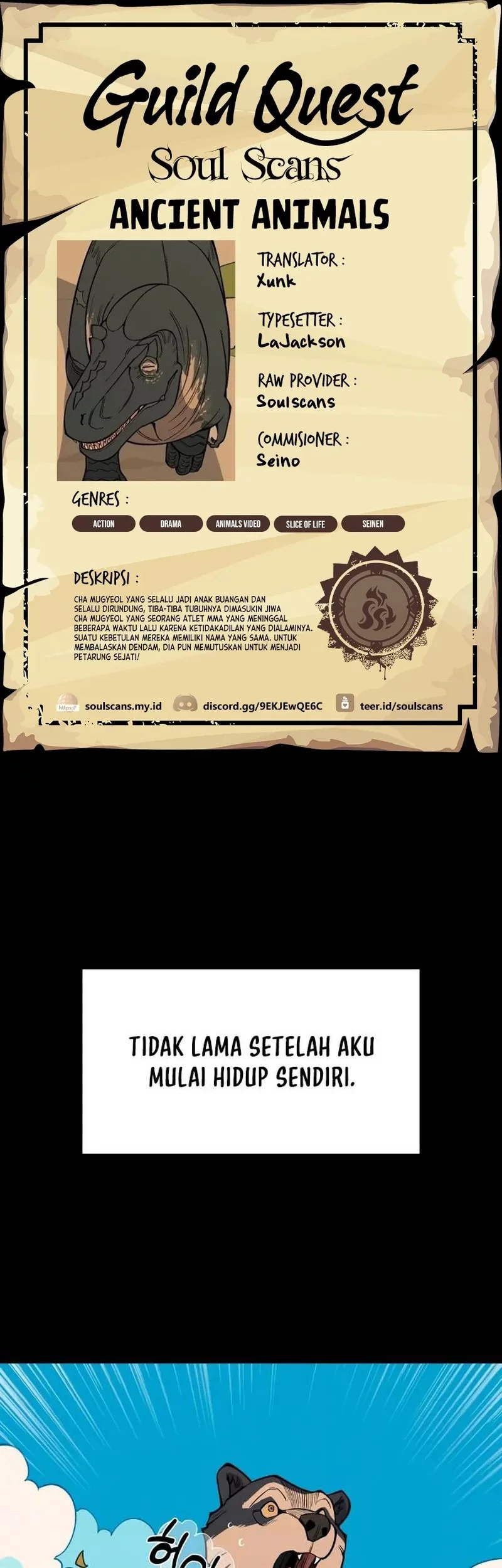 Ancient Animals Chapter 23 - halaman 1