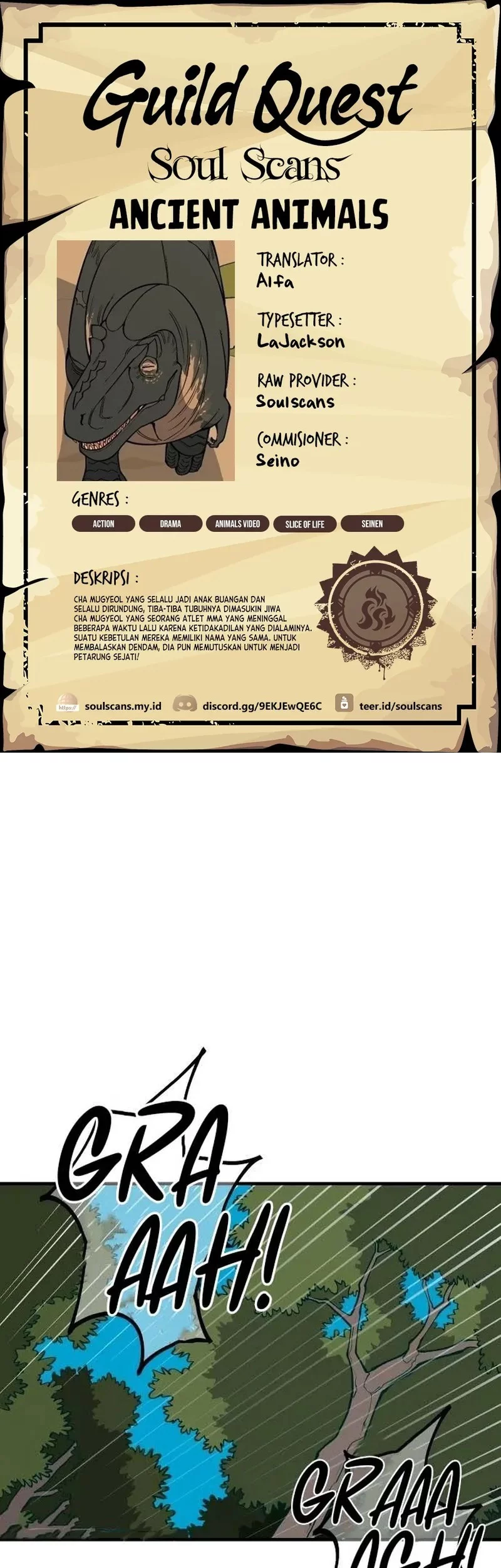 Ancient Animals Chapter 24 - halaman 1