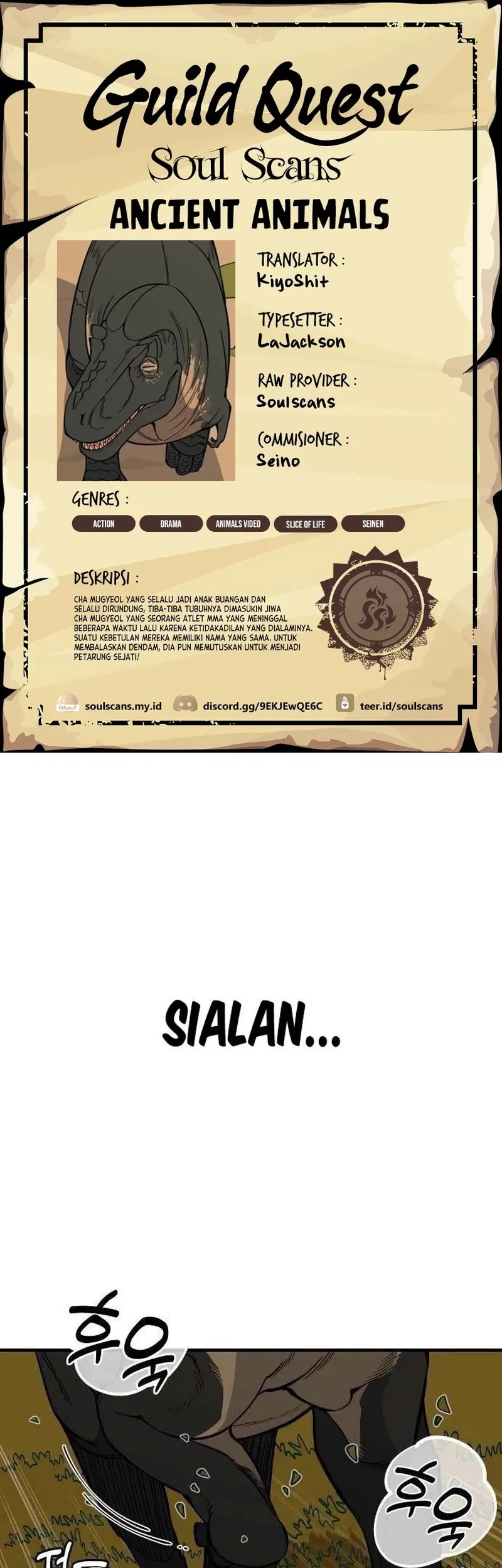 Ancient Animals Chapter 25 - halaman 1