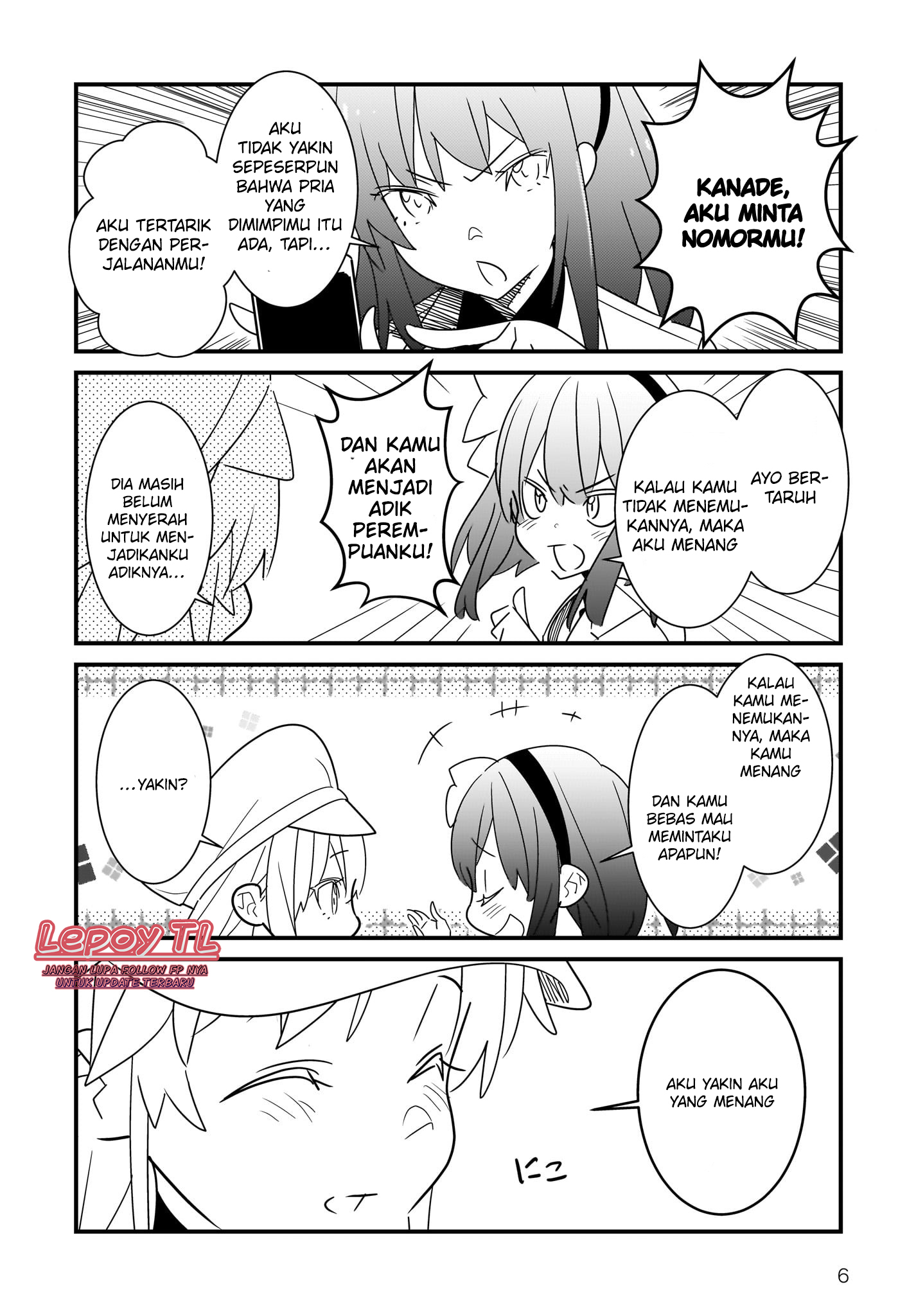 Angel Beats! Spin-off!!: Tabisuru Tenshi-chan Chapter 1.2 - halaman 7