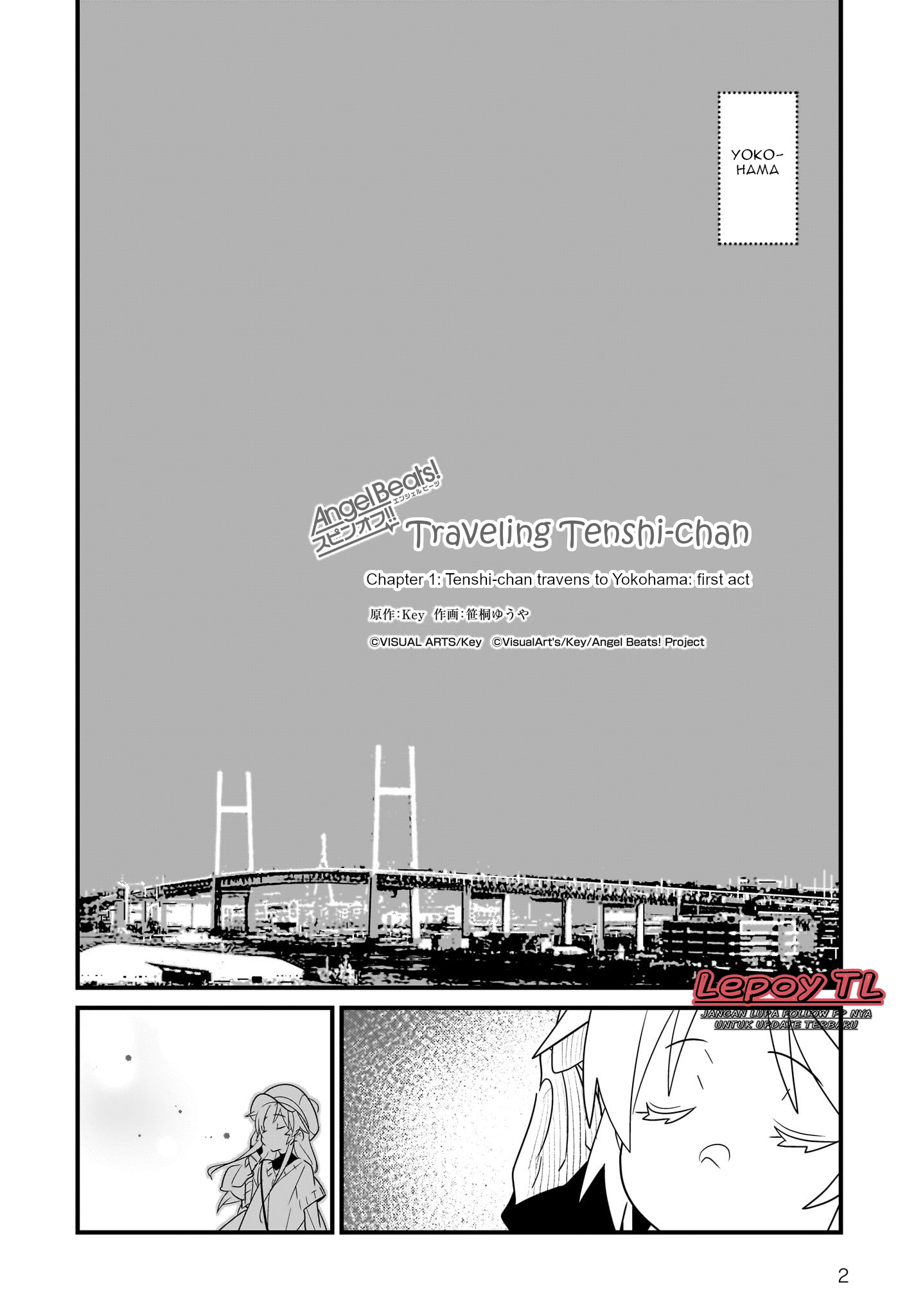 Angel Beats! Spin-off!!: Tabisuru Tenshi-chan Chapter 1 - halaman 3