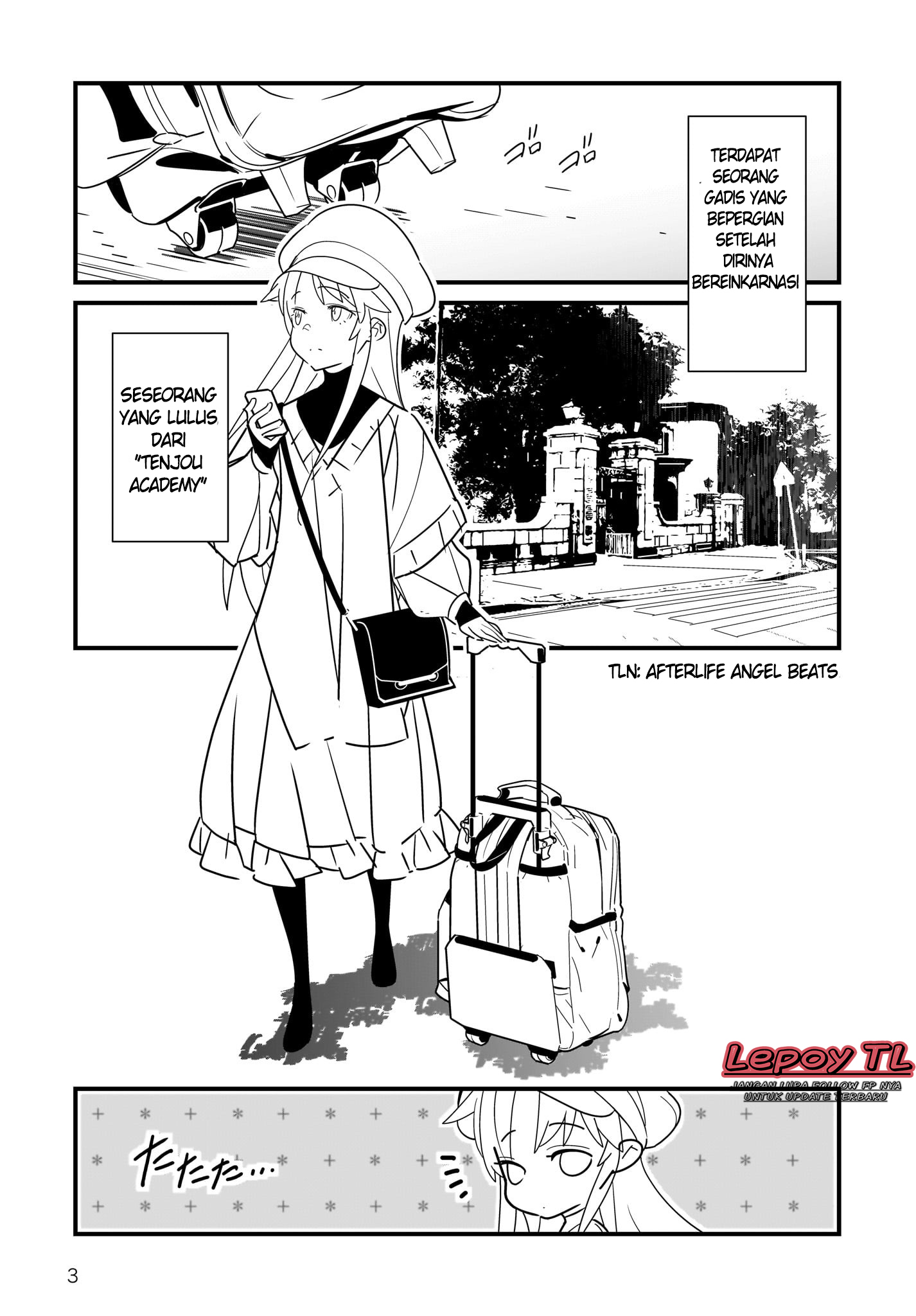 Angel Beats! Spin-off!!: Tabisuru Tenshi-chan Chapter 1 - halaman 4