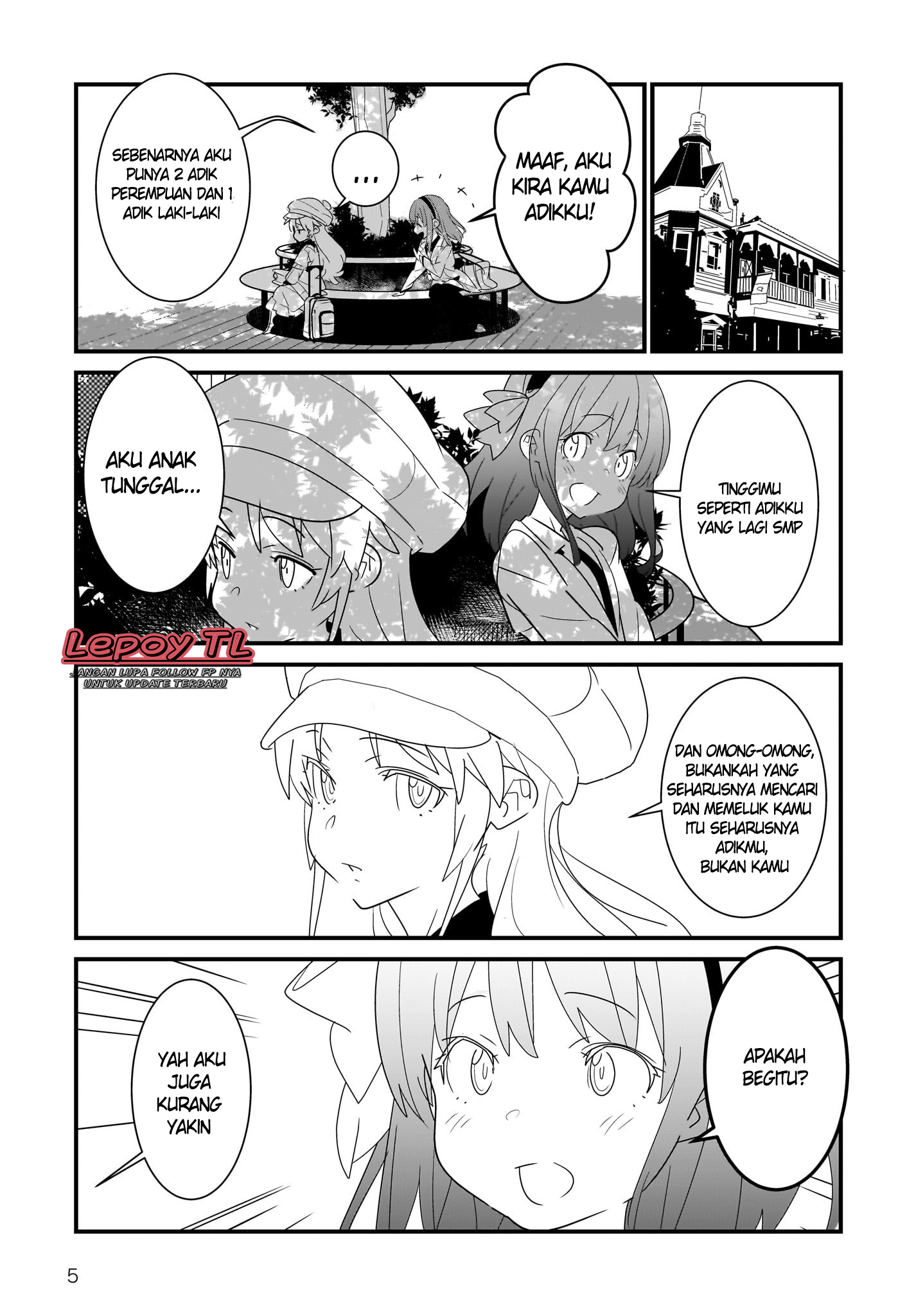 Angel Beats! Spin-off!!: Tabisuru Tenshi-chan Chapter 1 - halaman 6