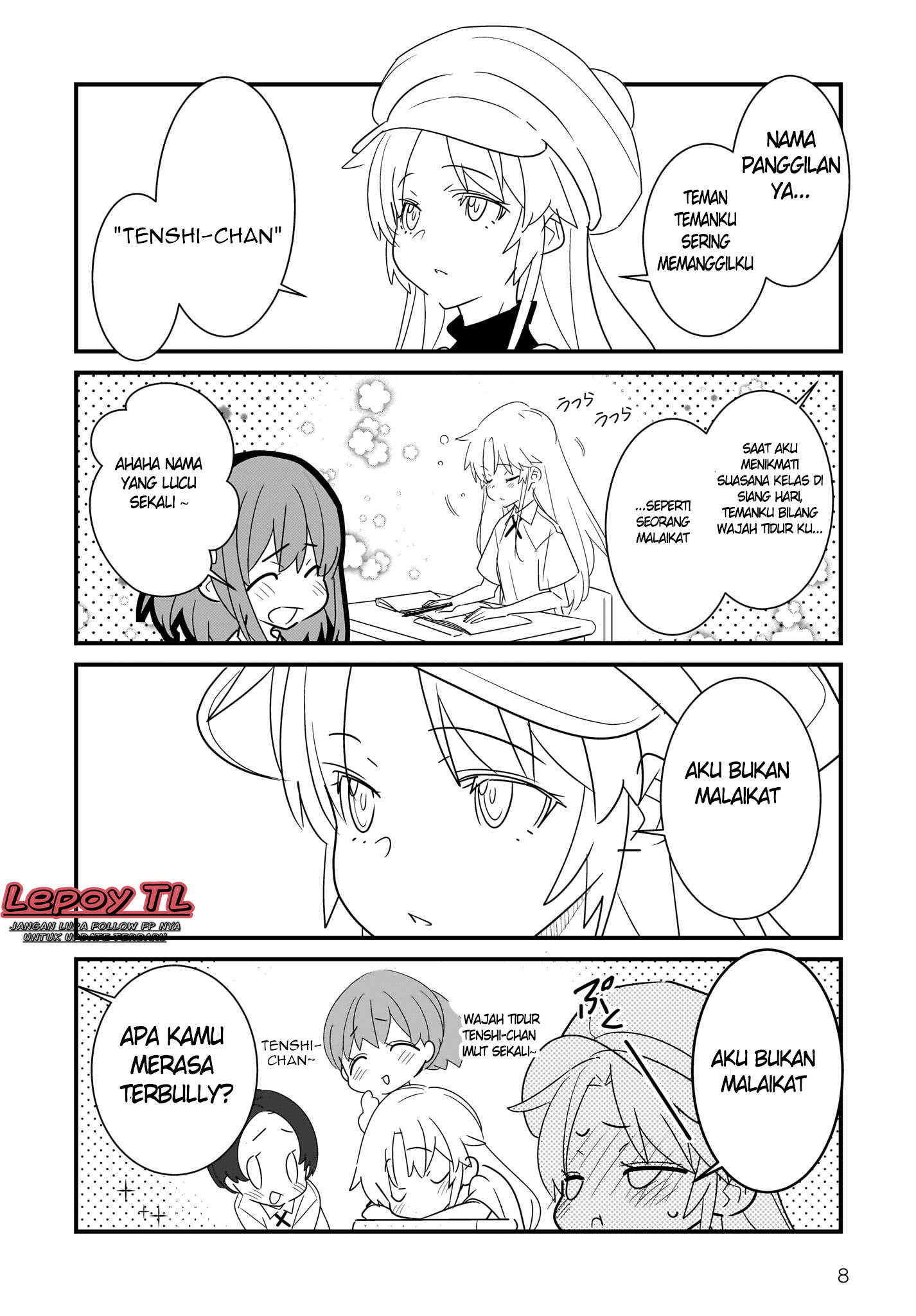 Angel Beats! Spin-off!!: Tabisuru Tenshi-chan Chapter 1 - halaman 9