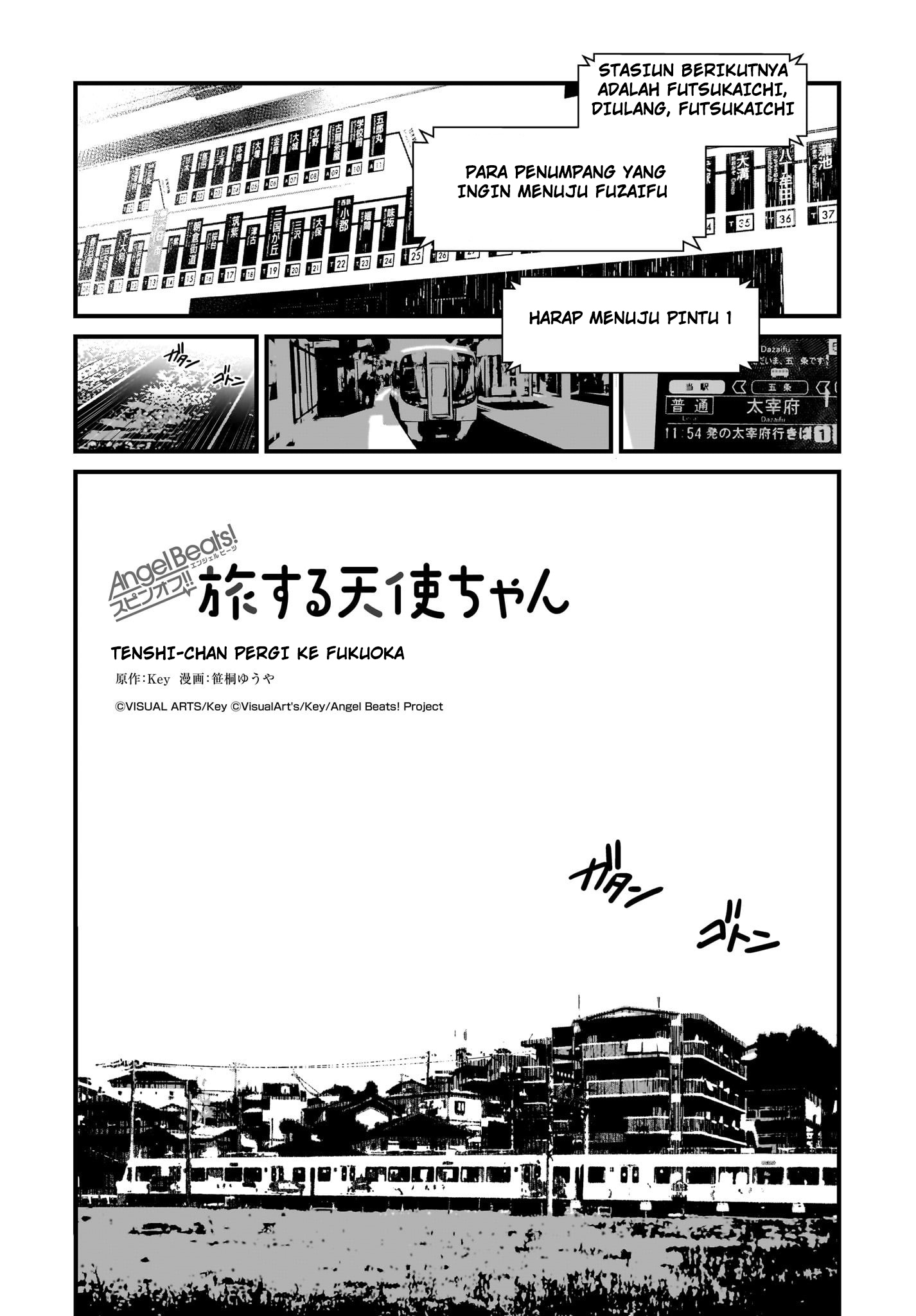 Angel Beats! Spin-off!!: Tabisuru Tenshi-chan Chapter 2.1 - halaman 3