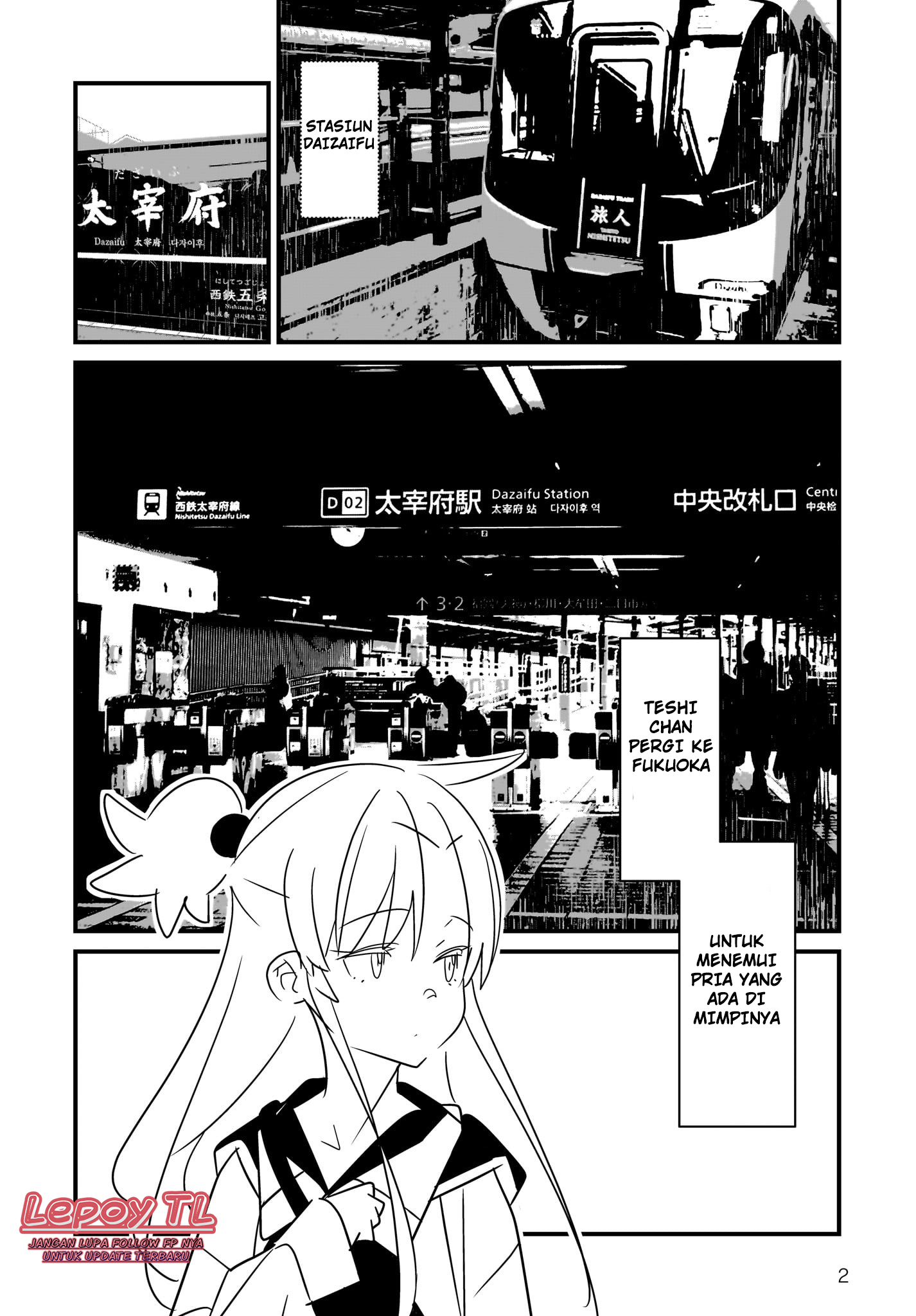 Angel Beats! Spin-off!!: Tabisuru Tenshi-chan Chapter 2.1 - halaman 4