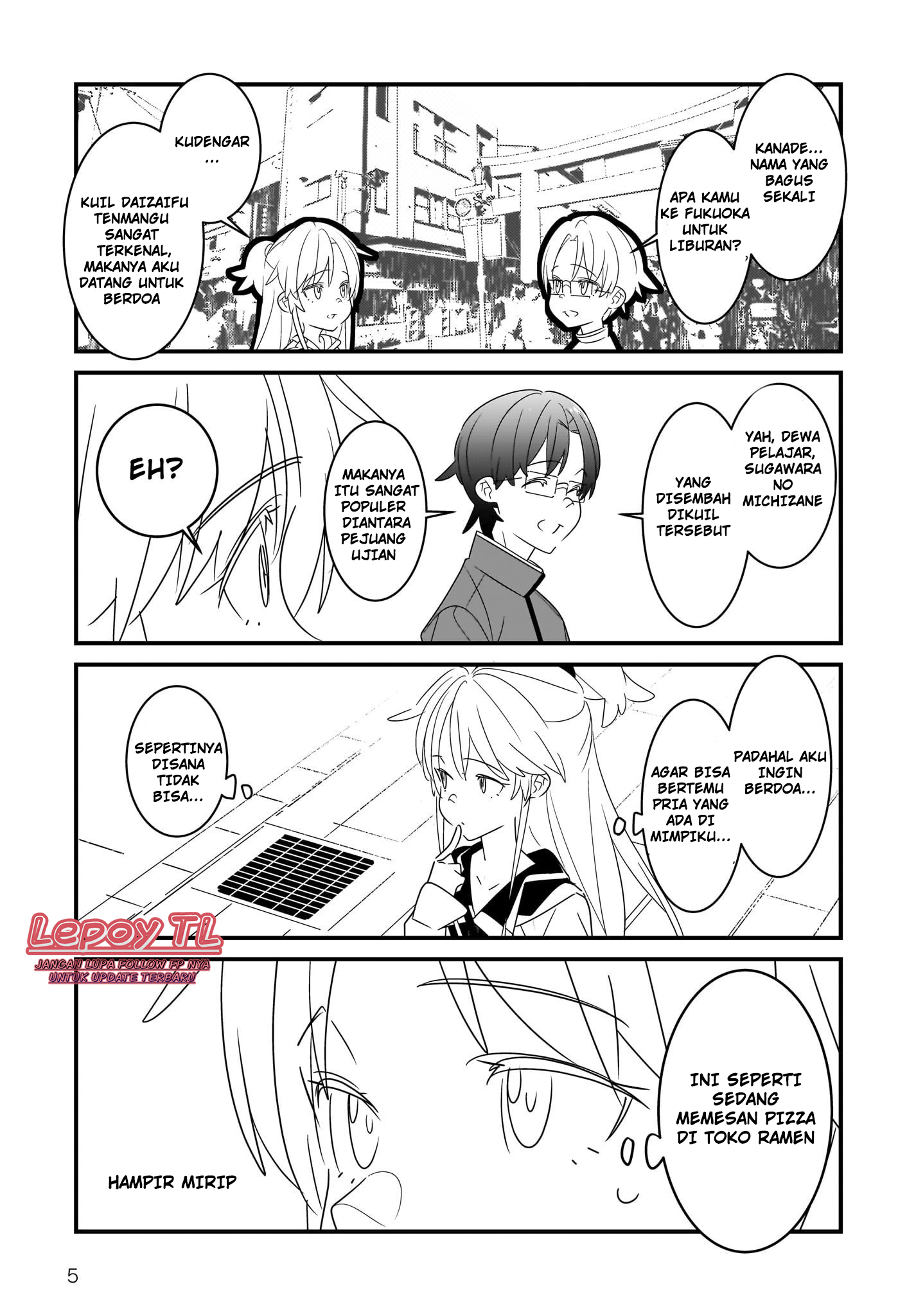 Angel Beats! Spin-off!!: Tabisuru Tenshi-chan Chapter 2.1 - halaman 7