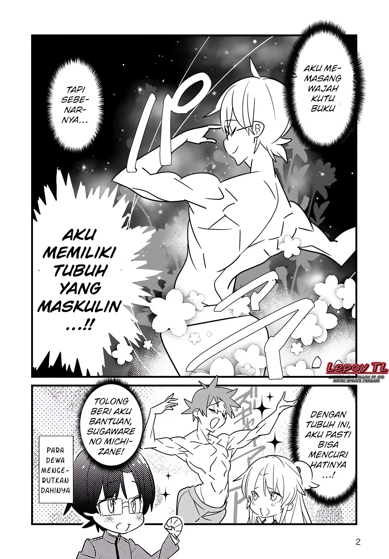 Angel Beats! Spin-off!!: Tabisuru Tenshi-chan Chapter 2.2 - halaman 4