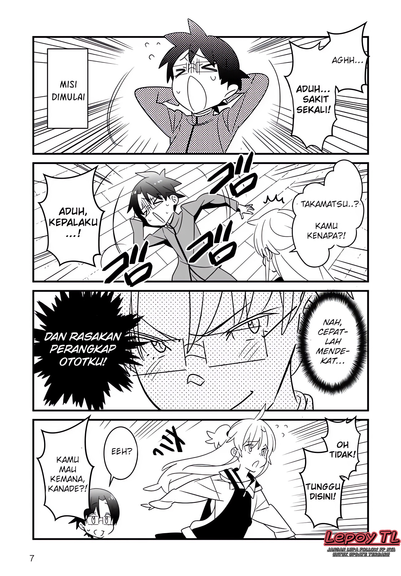 Angel Beats! Spin-off!!: Tabisuru Tenshi-chan Chapter 2.2 - halaman 9