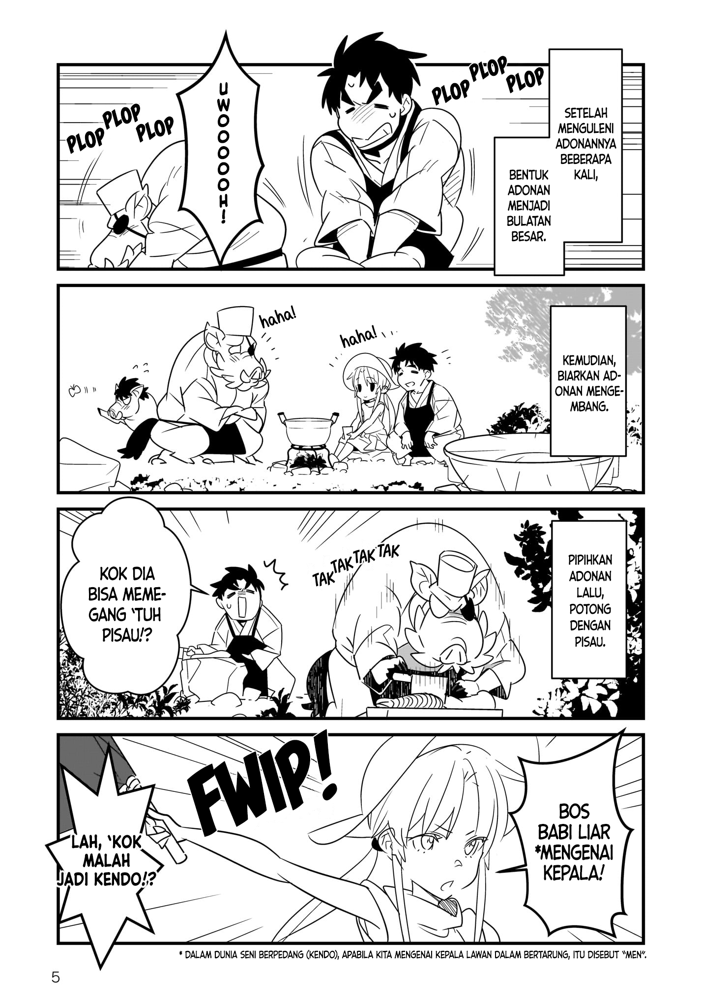 Angel Beats! Spin-off!!: Tabisuru Tenshi-chan Chapter 3.2 - halaman 5