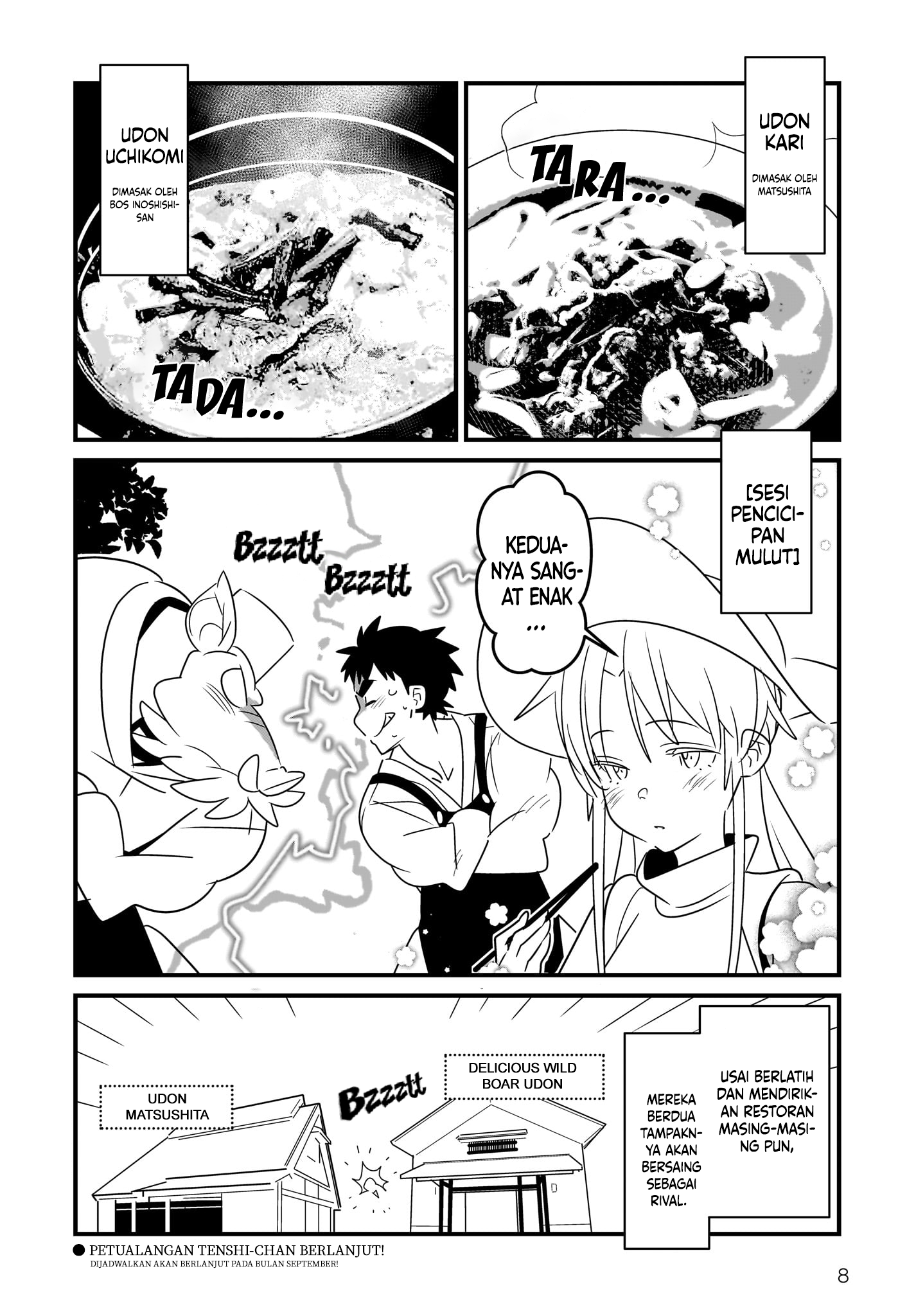 Angel Beats! Spin-off!!: Tabisuru Tenshi-chan Chapter 3.2 - halaman 8