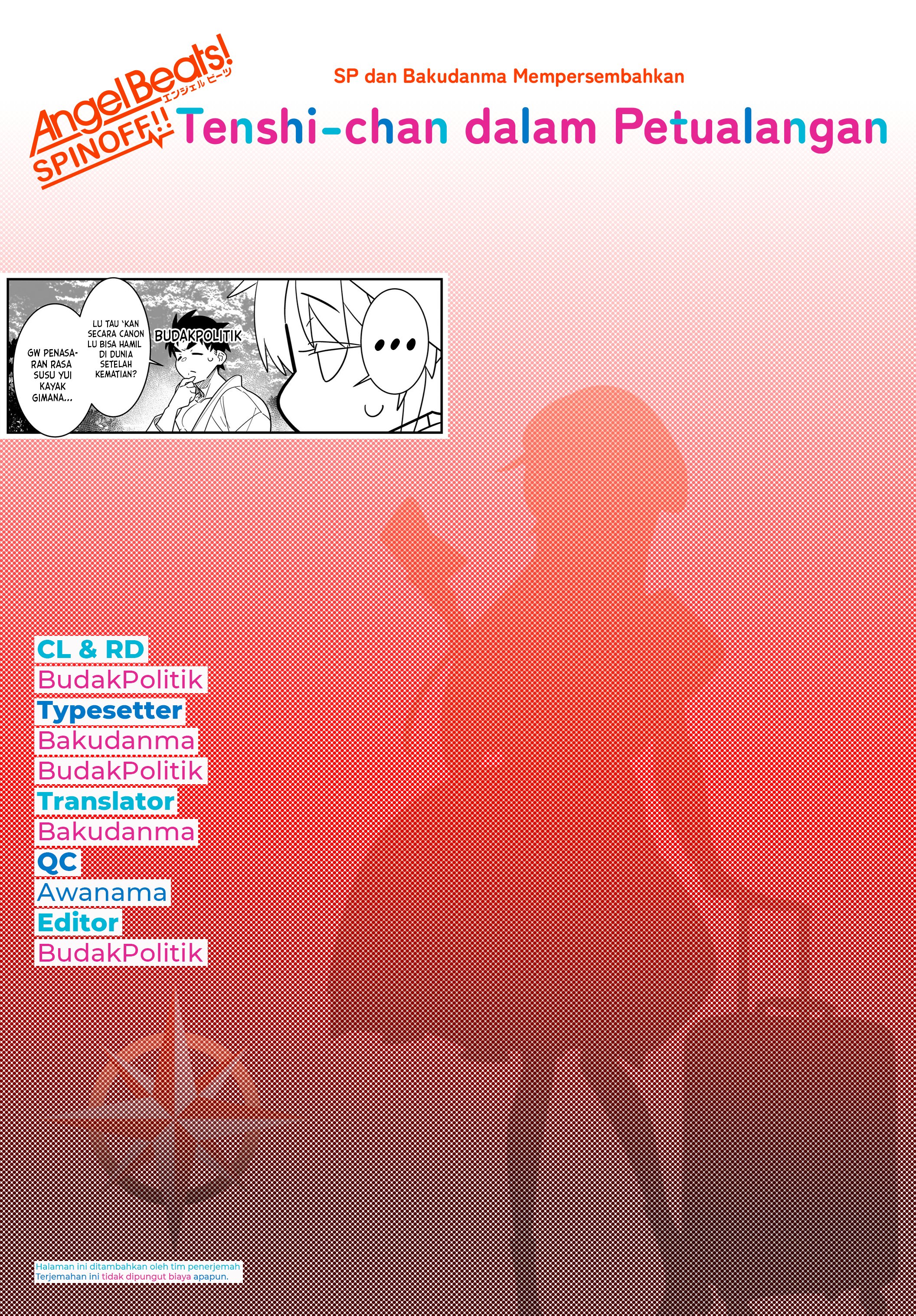Angel Beats! Spin-off!!: Tabisuru Tenshi-chan Chapter 3.2 - halaman 9