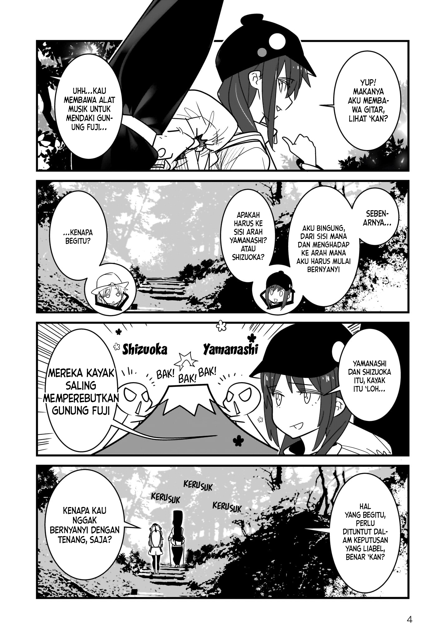 Angel Beats! Spin-off!!: Tabisuru Tenshi-chan Chapter 4.1 - halaman 4