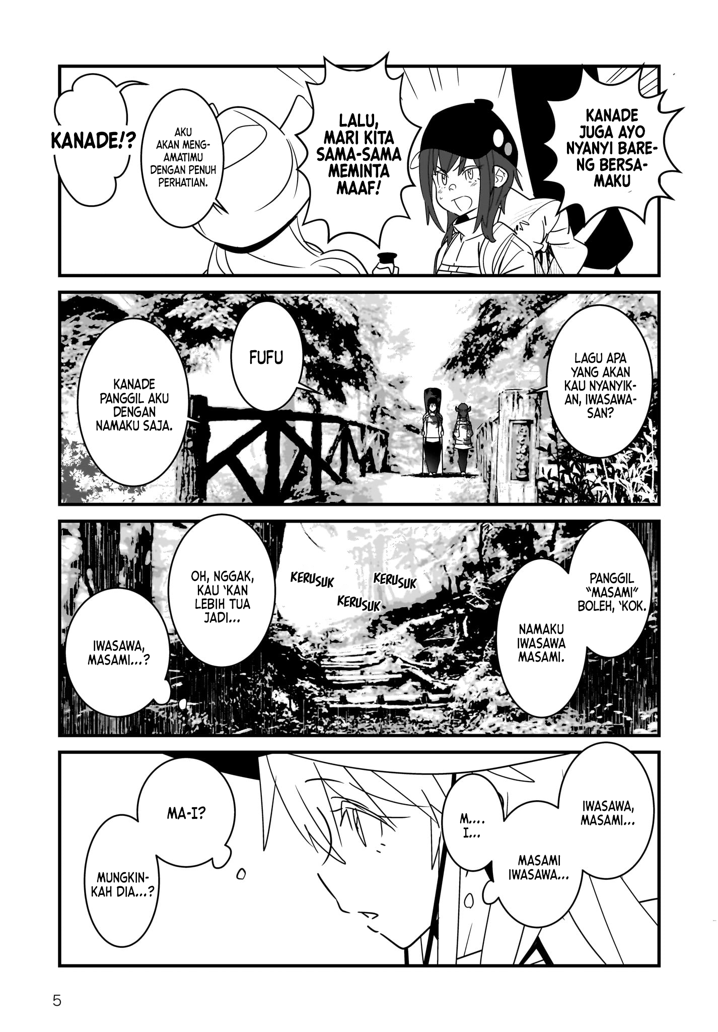 Angel Beats! Spin-off!!: Tabisuru Tenshi-chan Chapter 4.1 - halaman 5