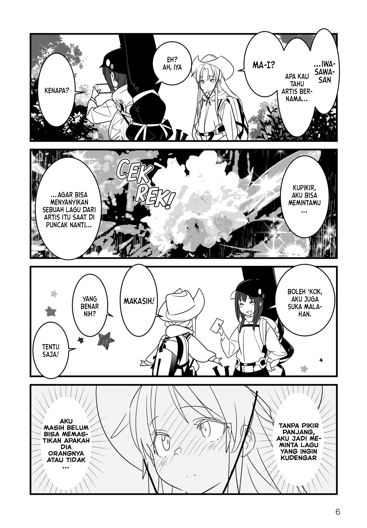 Angel Beats! Spin-off!!: Tabisuru Tenshi-chan Chapter 4.1 - halaman 6
