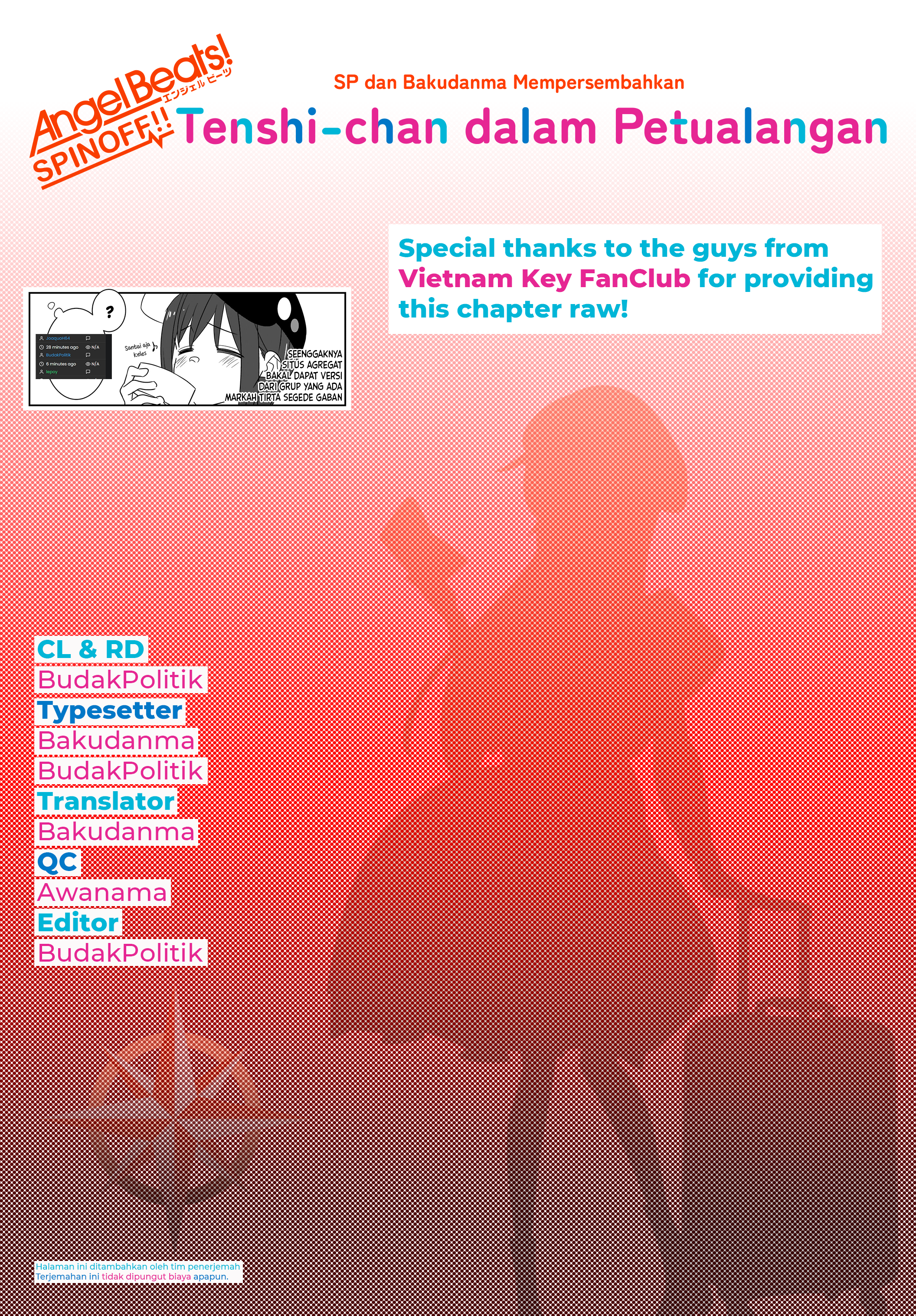 Angel Beats! Spin-off!!: Tabisuru Tenshi-chan Chapter 4.1 - halaman 9