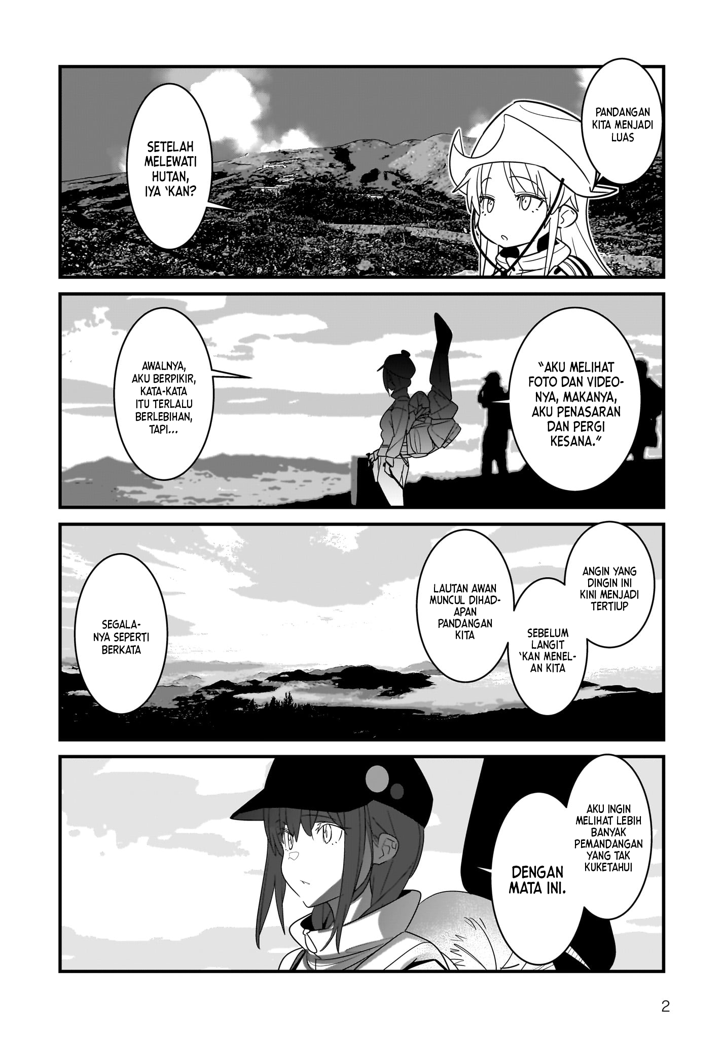 Angel Beats! Spin-off!!: Tabisuru Tenshi-chan Chapter 4.2 - halaman 2