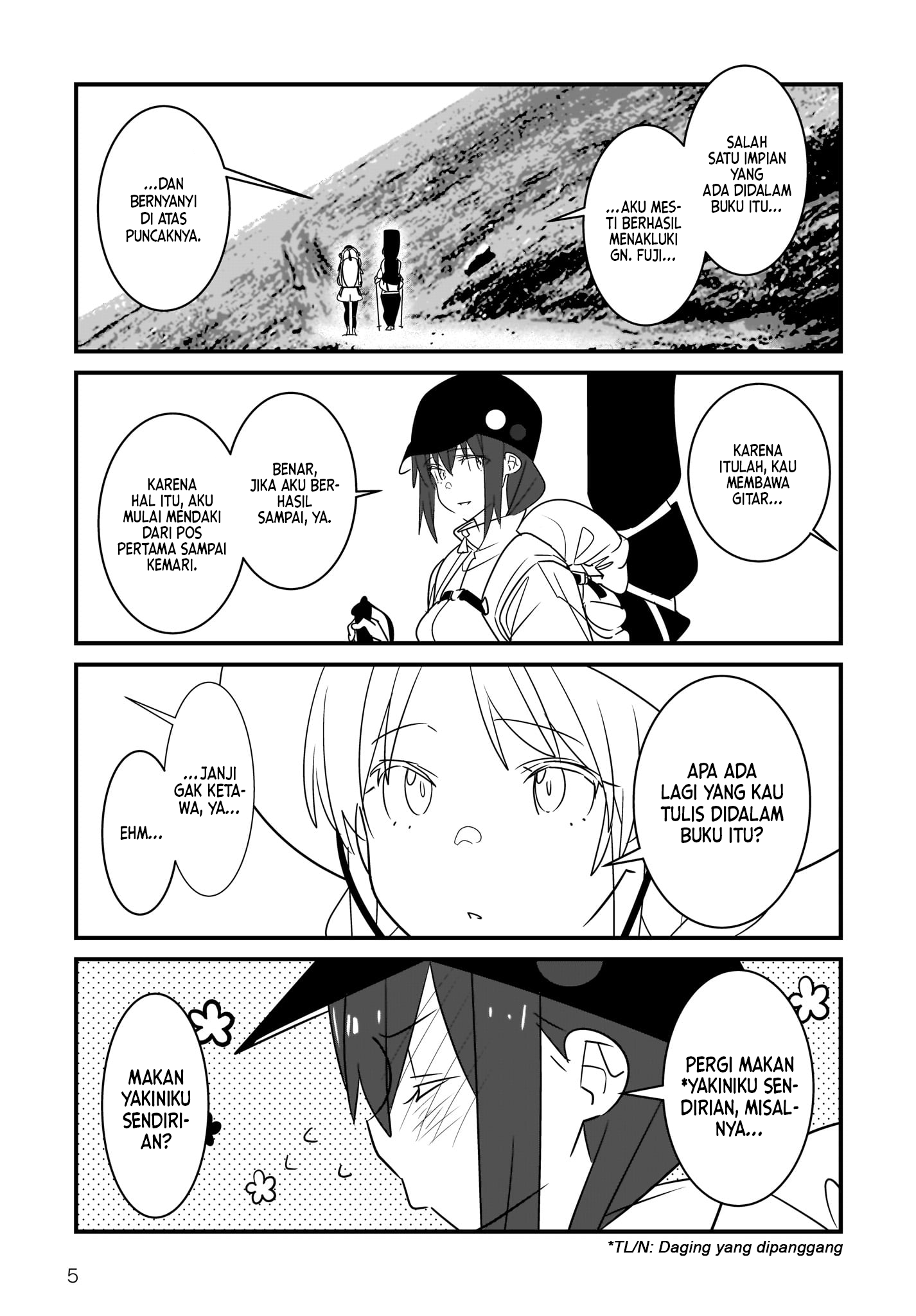Angel Beats! Spin-off!!: Tabisuru Tenshi-chan Chapter 4.2 - halaman 5