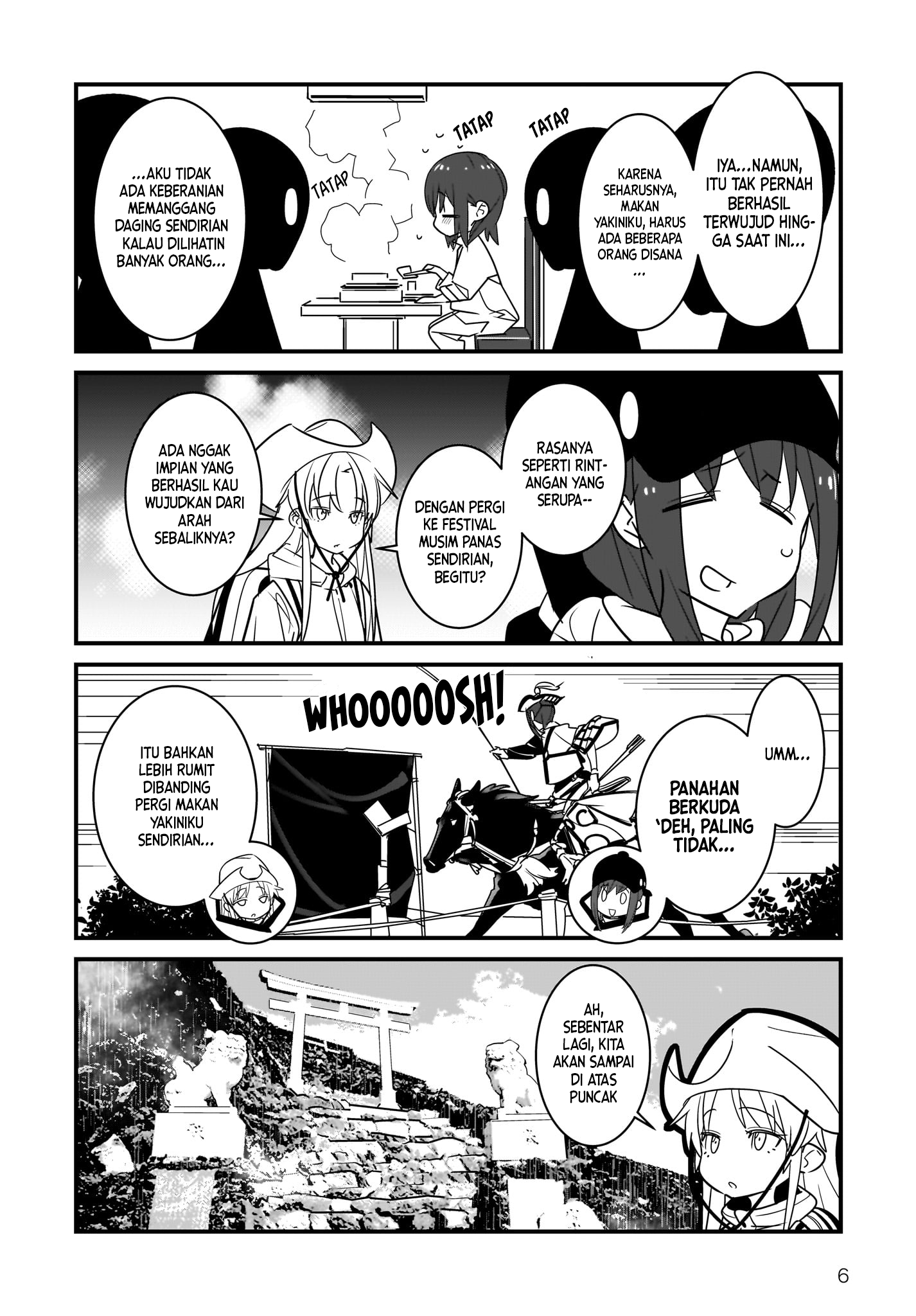 Angel Beats! Spin-off!!: Tabisuru Tenshi-chan Chapter 4.2 - halaman 6