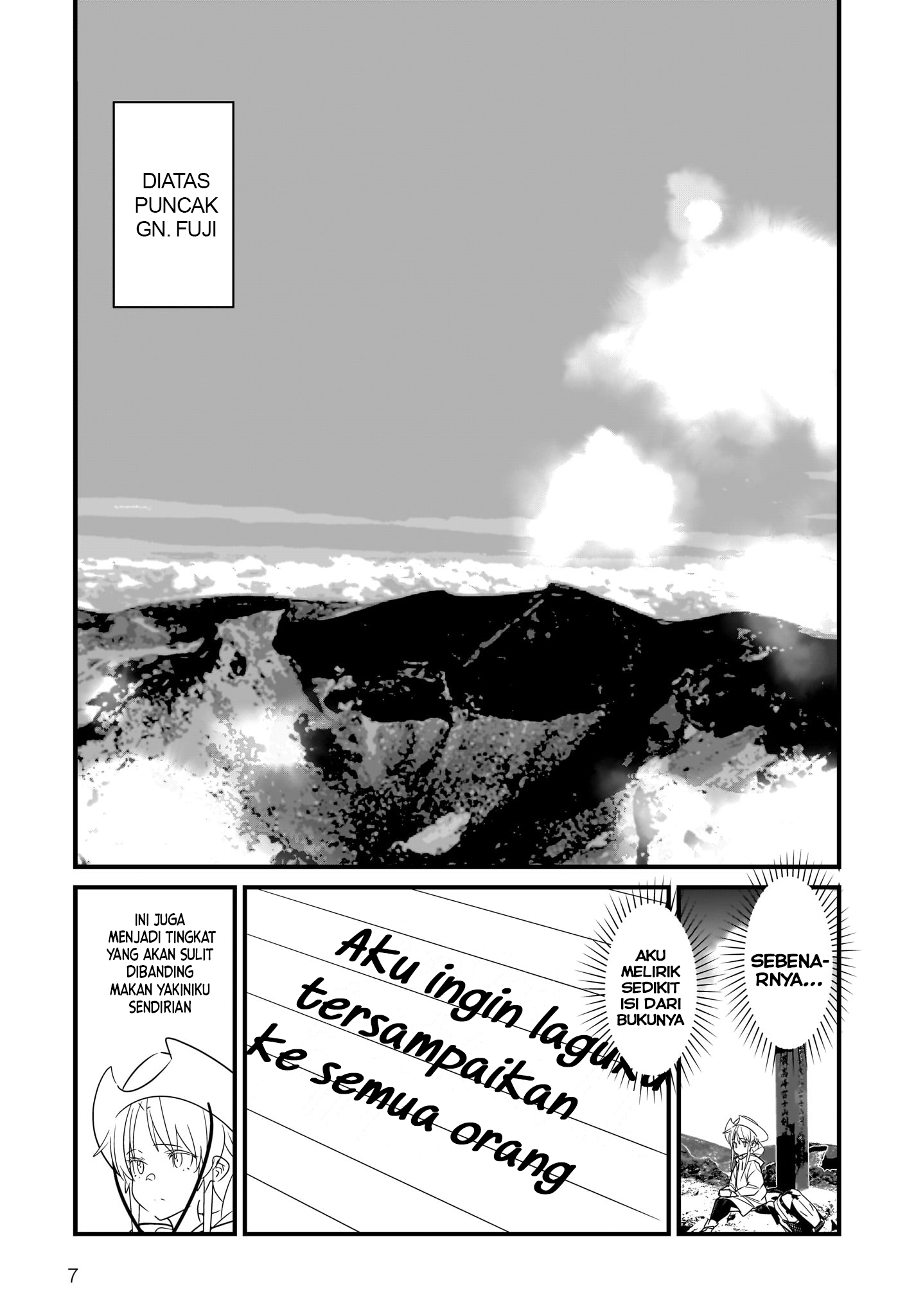 Angel Beats! Spin-off!!: Tabisuru Tenshi-chan Chapter 4.2 - halaman 7