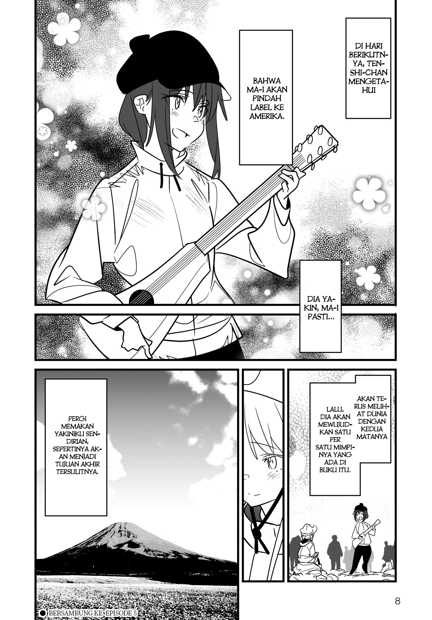 Angel Beats! Spin-off!!: Tabisuru Tenshi-chan Chapter 4.2 - halaman 8