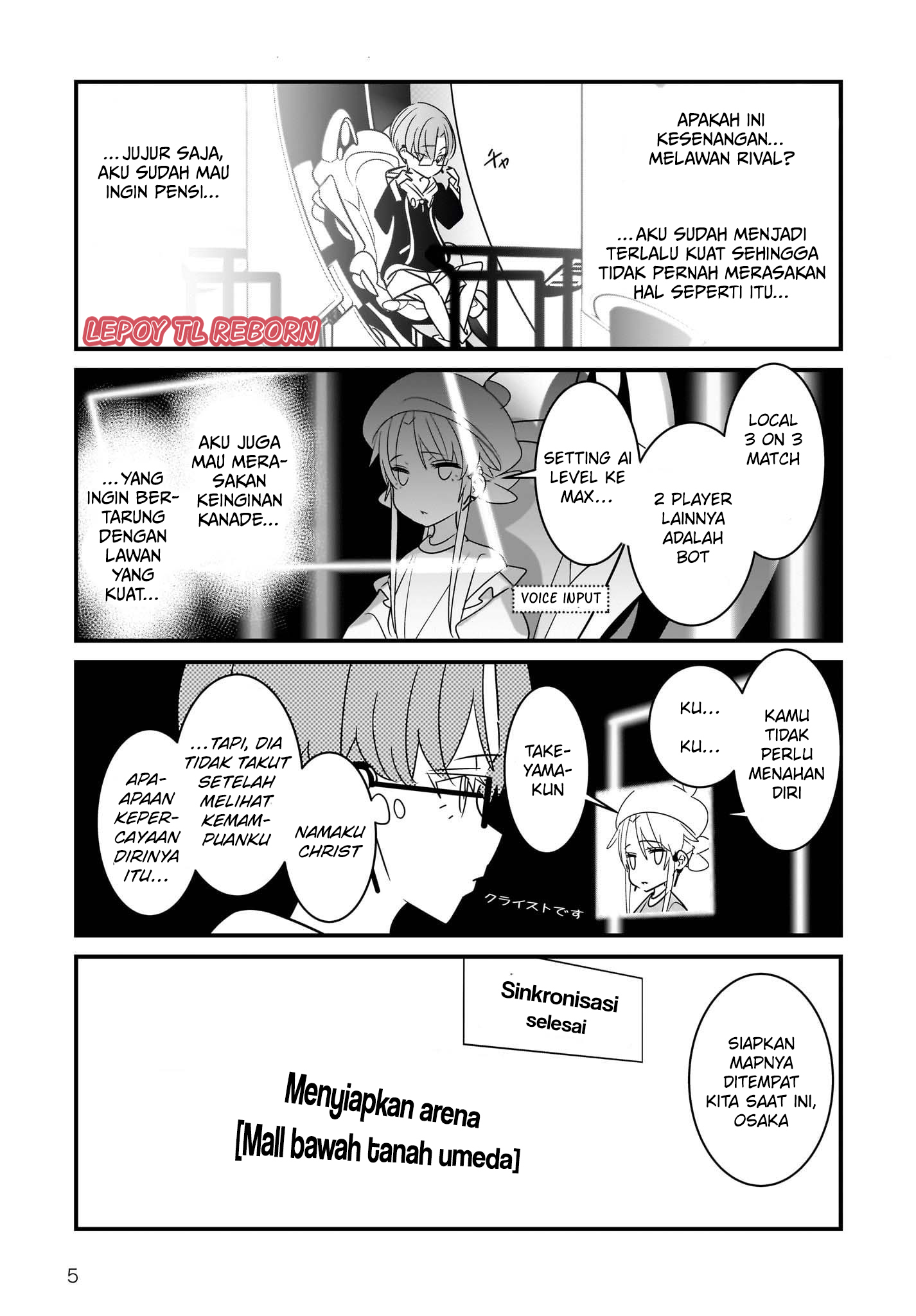 Angel Beats! Spin-off!!: Tabisuru Tenshi-chan Chapter 5.1 - halaman 6