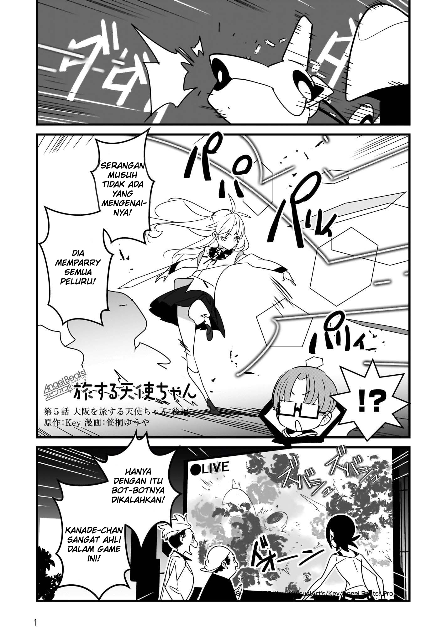 Angel Beats! Spin-off!!: Tabisuru Tenshi-chan Chapter 5.2 - halaman 2
