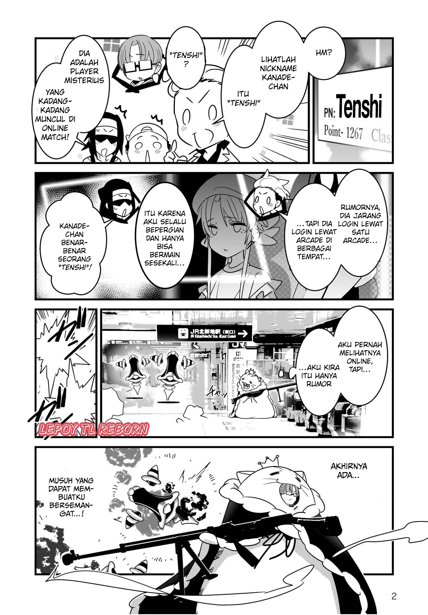 Angel Beats! Spin-off!!: Tabisuru Tenshi-chan Chapter 5.2 - halaman 3