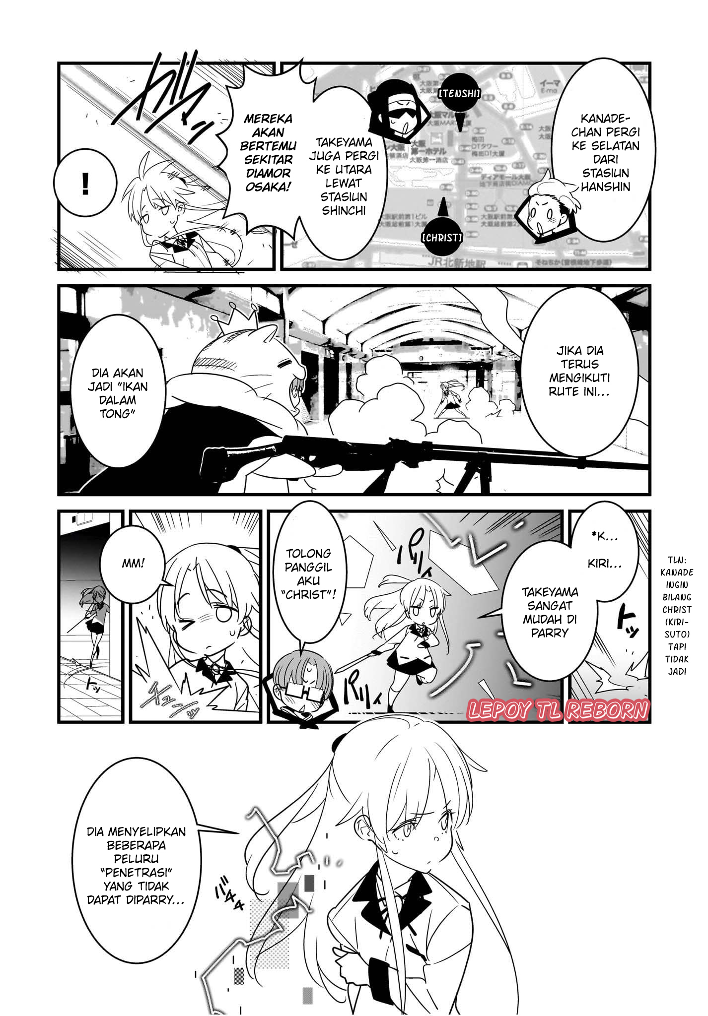 Angel Beats! Spin-off!!: Tabisuru Tenshi-chan Chapter 5.2 - halaman 4