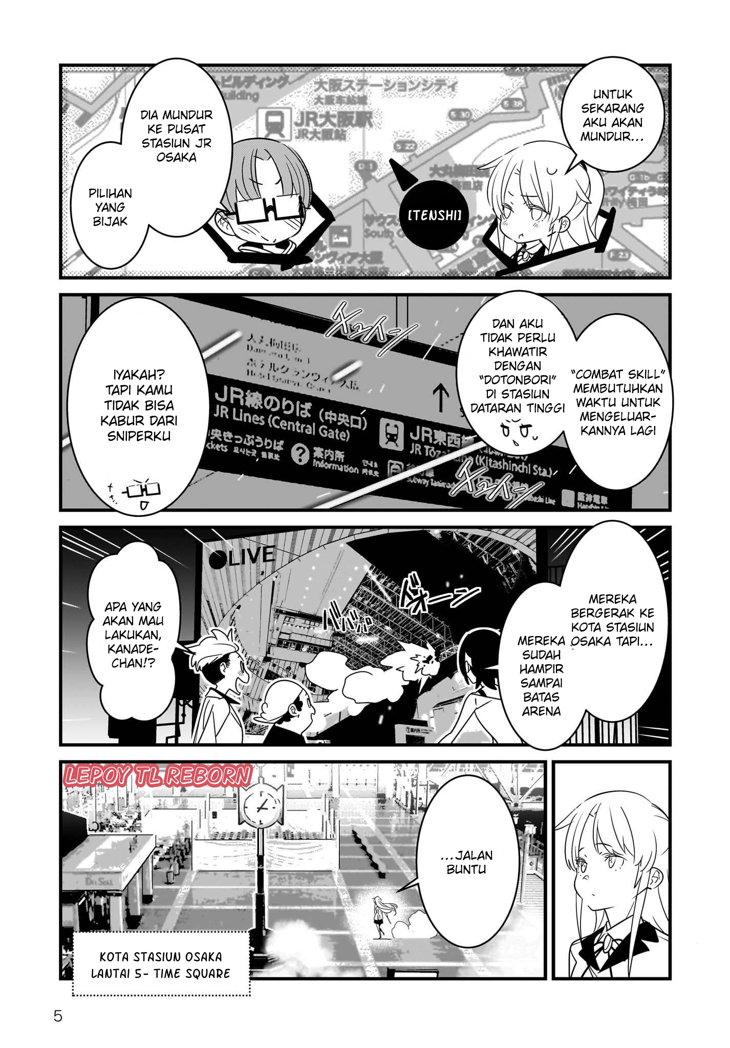 Angel Beats! Spin-off!!: Tabisuru Tenshi-chan Chapter 5.2 - halaman 6